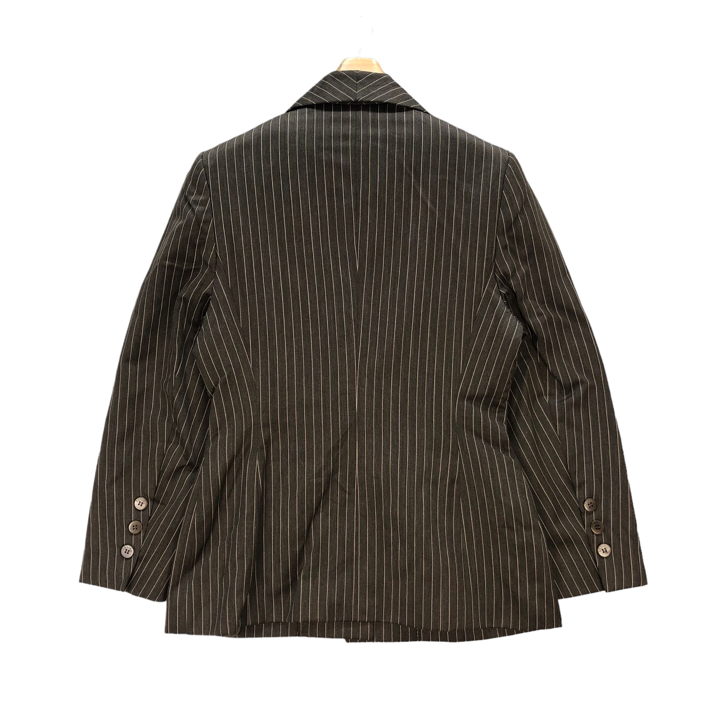 Celine CELINE PARIS STRIPED BLAZER JACKET #7352-133 Size M / US 6-8 / IT 42-44 - 9 Thumbnail
