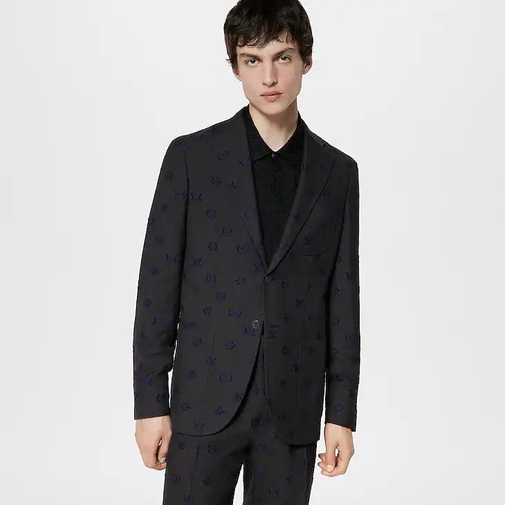 Louis Vuitton Single-Breasted Wool Blend Napolitana Jacket - 50 M Size 50R - 5 Thumbnail