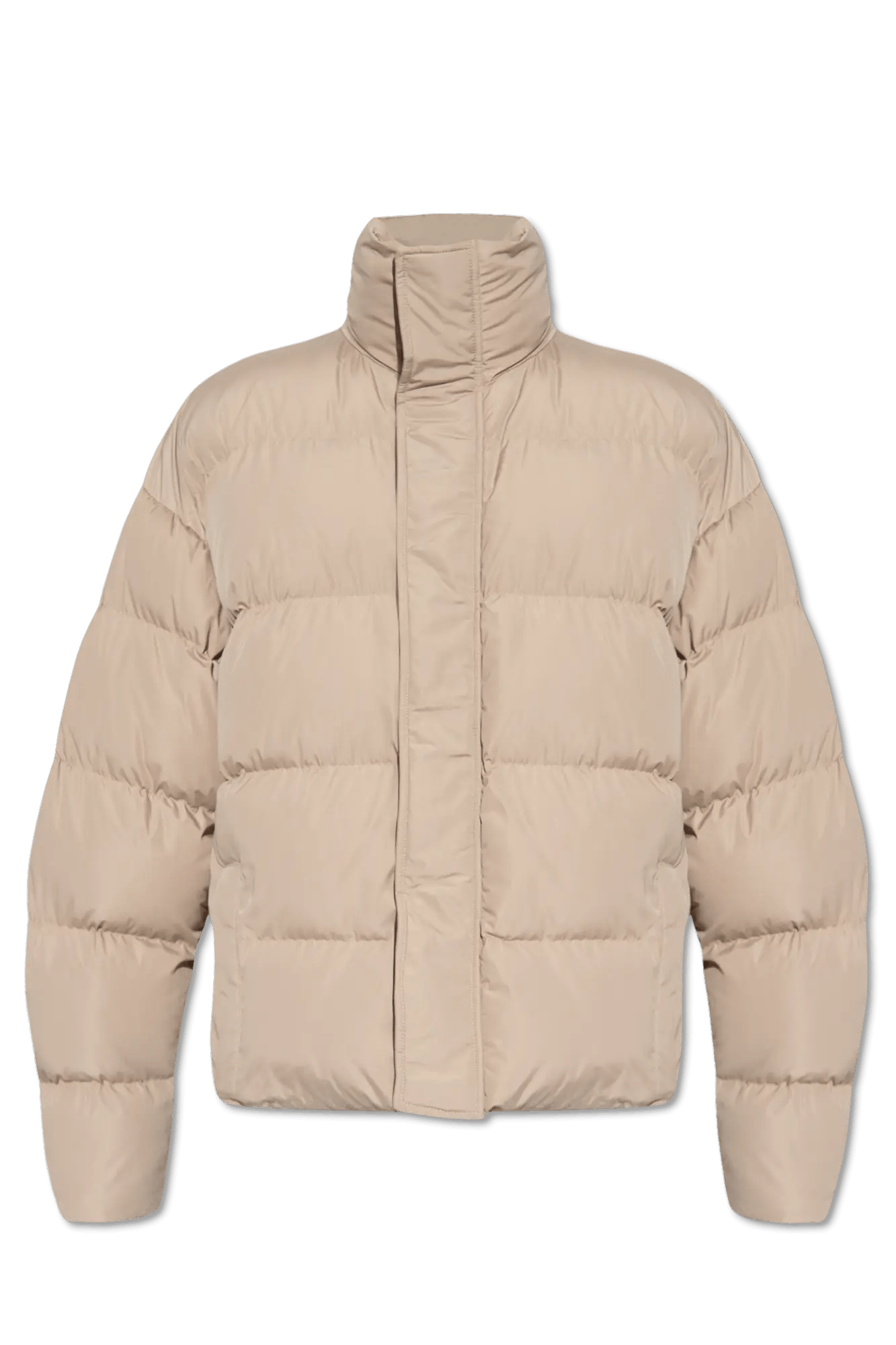 Balenciaga o1bcso1str1124 BB Balenciaga Puffer Jacket in Beige Size US M / EU 48-50 / 2 - 1 Thumbnail