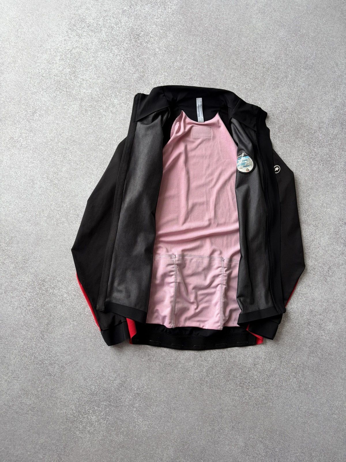 Other RRP $340 Assos Cycling Tiburu Jacket Laalalai Red Black Zip Size M / US 6-8 / IT 42-44 - 7 Thumbnail