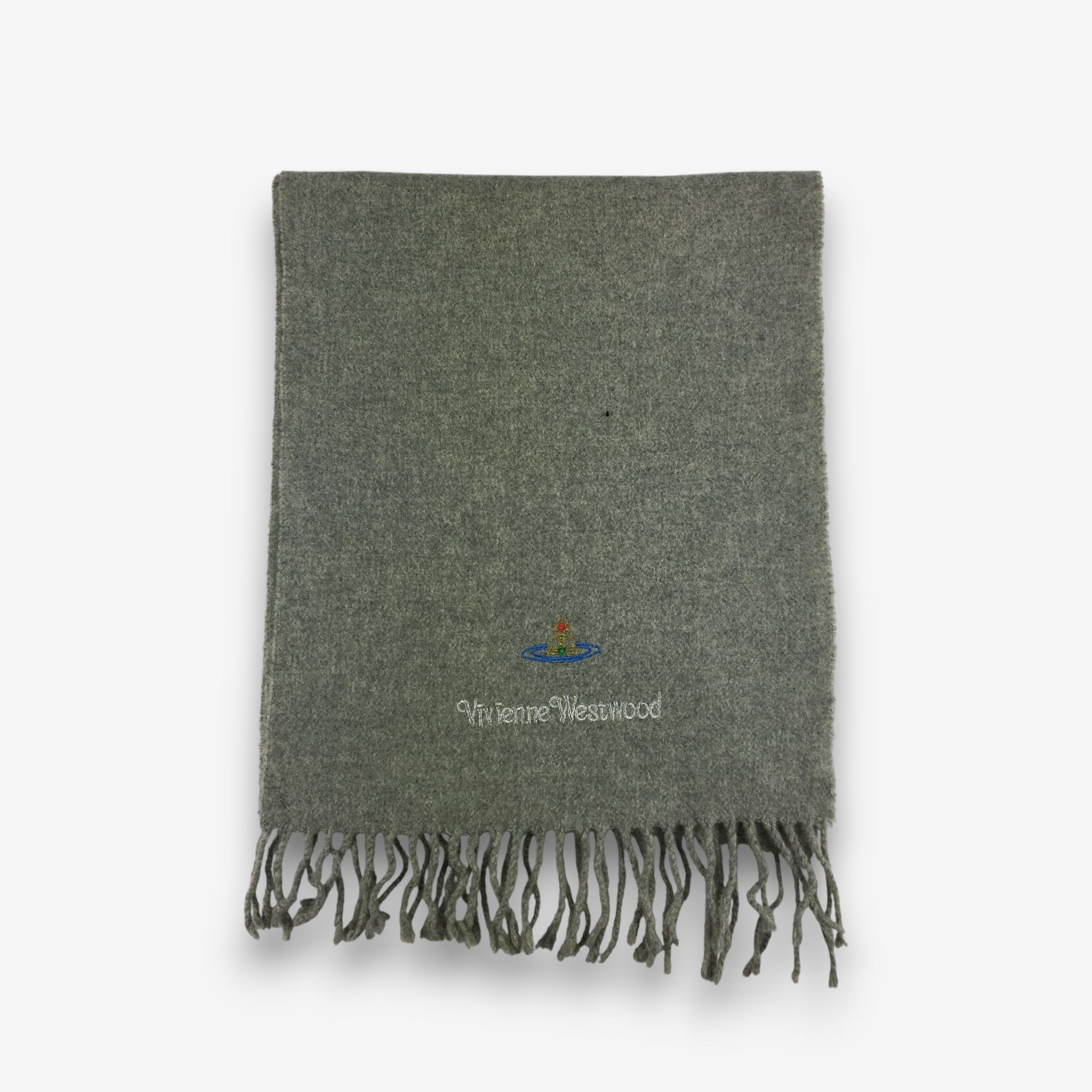 Vivienne Westwood Vintage Vivienne Westwood Scarf Muffler Orbs Wool Scarves Size ONE SIZE - 2 Thumbnail