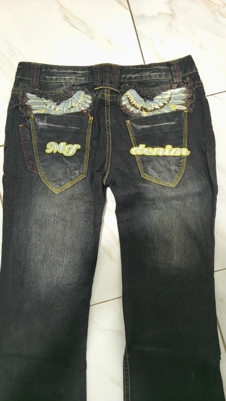Japanese Brand Aspec Wings flare jeans pants Size 30" / US 8 / IT 44 - 12 Thumbnail