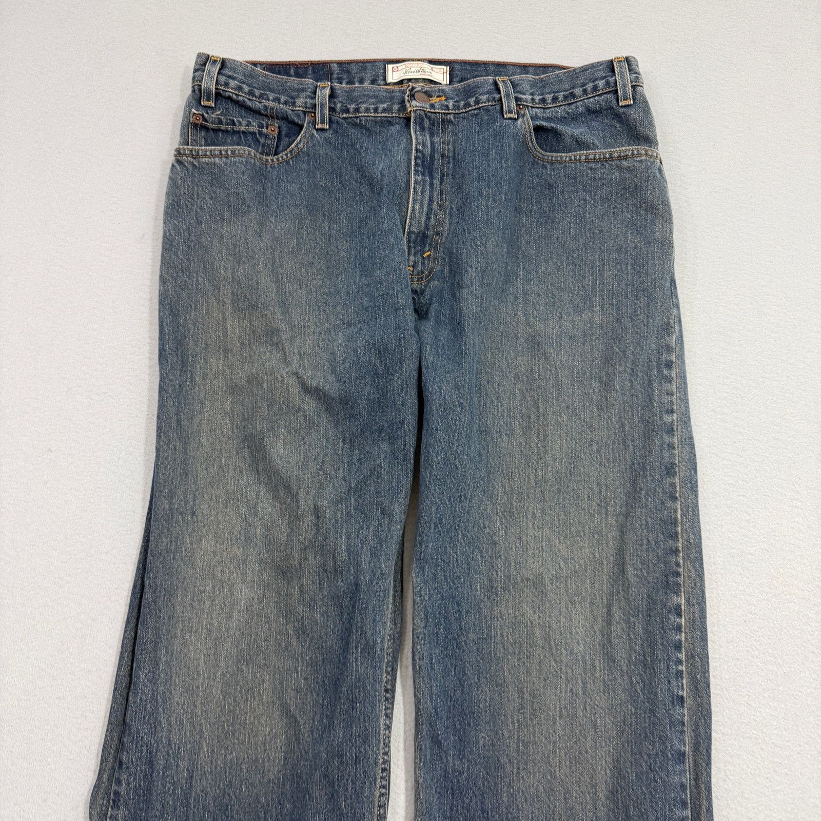 Levi's Vintage Levis Straight Fit Jeans Men's 38x32 Blue Sand Wash Size US 38 / EU 54 - 3 Thumbnail