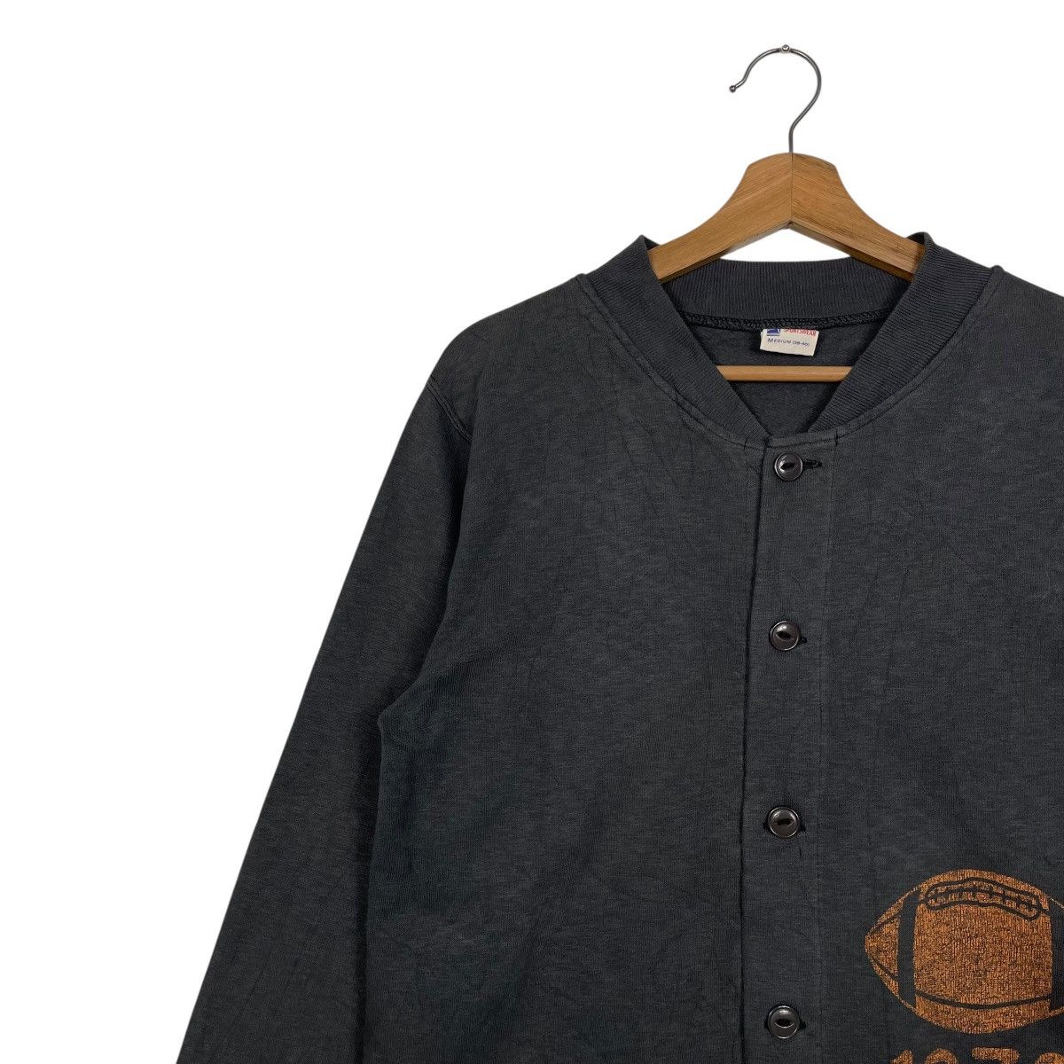 Champion Vintage Champion Running Man Button Up Sweater Size US M / EU 48-50 / 2 - 6 Thumbnail