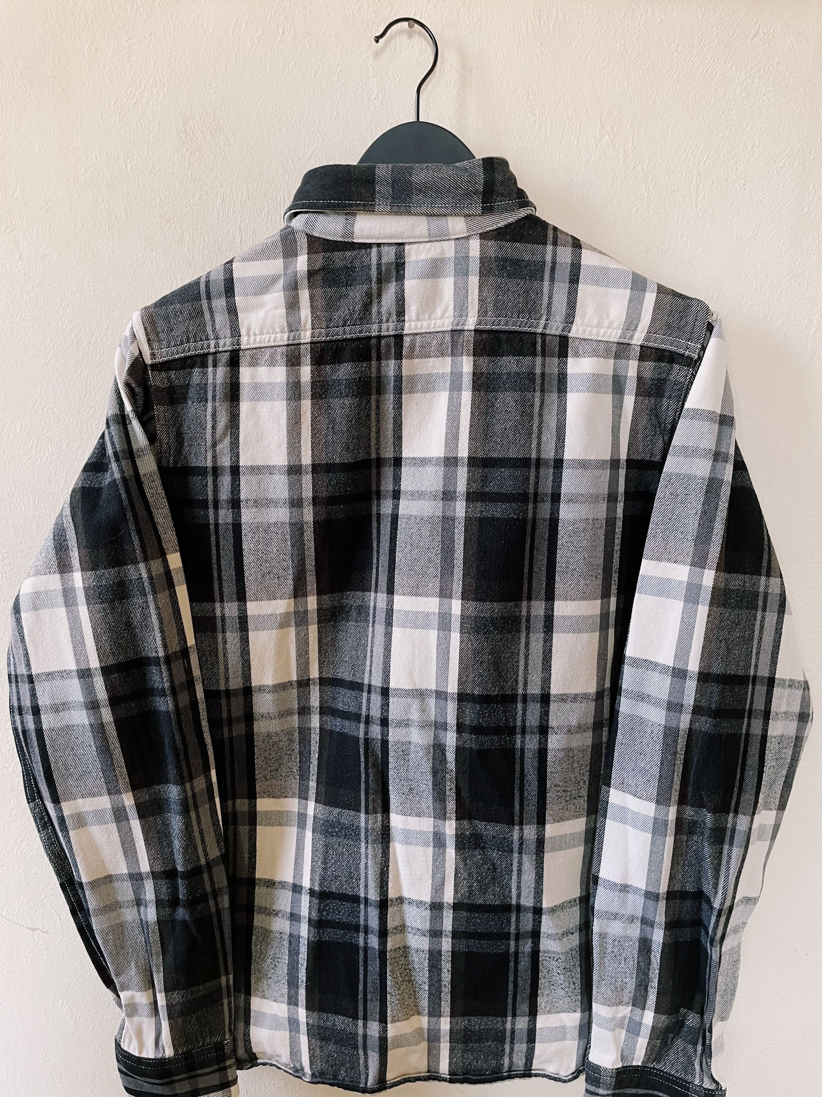Bape Vintage Y2K Bape Plaid Check Longsleeve Flannel Shirt Size US M / EU 48-50 / 2 - 2 Thumbnail