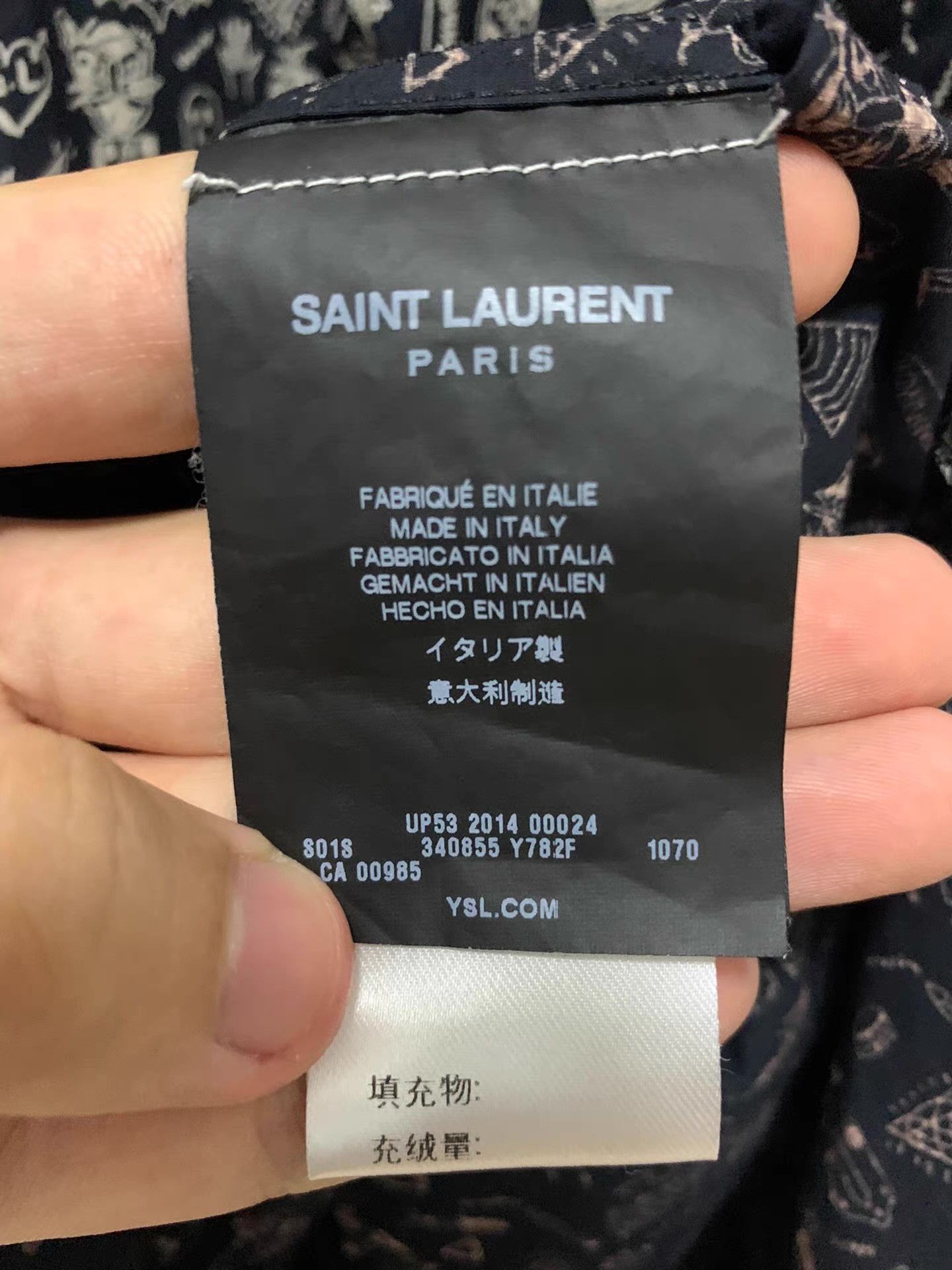 Saint Laurent Paris Saint Laurent SLP 14FW Q12 Size US XS / EU 42 / 0 - 4 Thumbnail