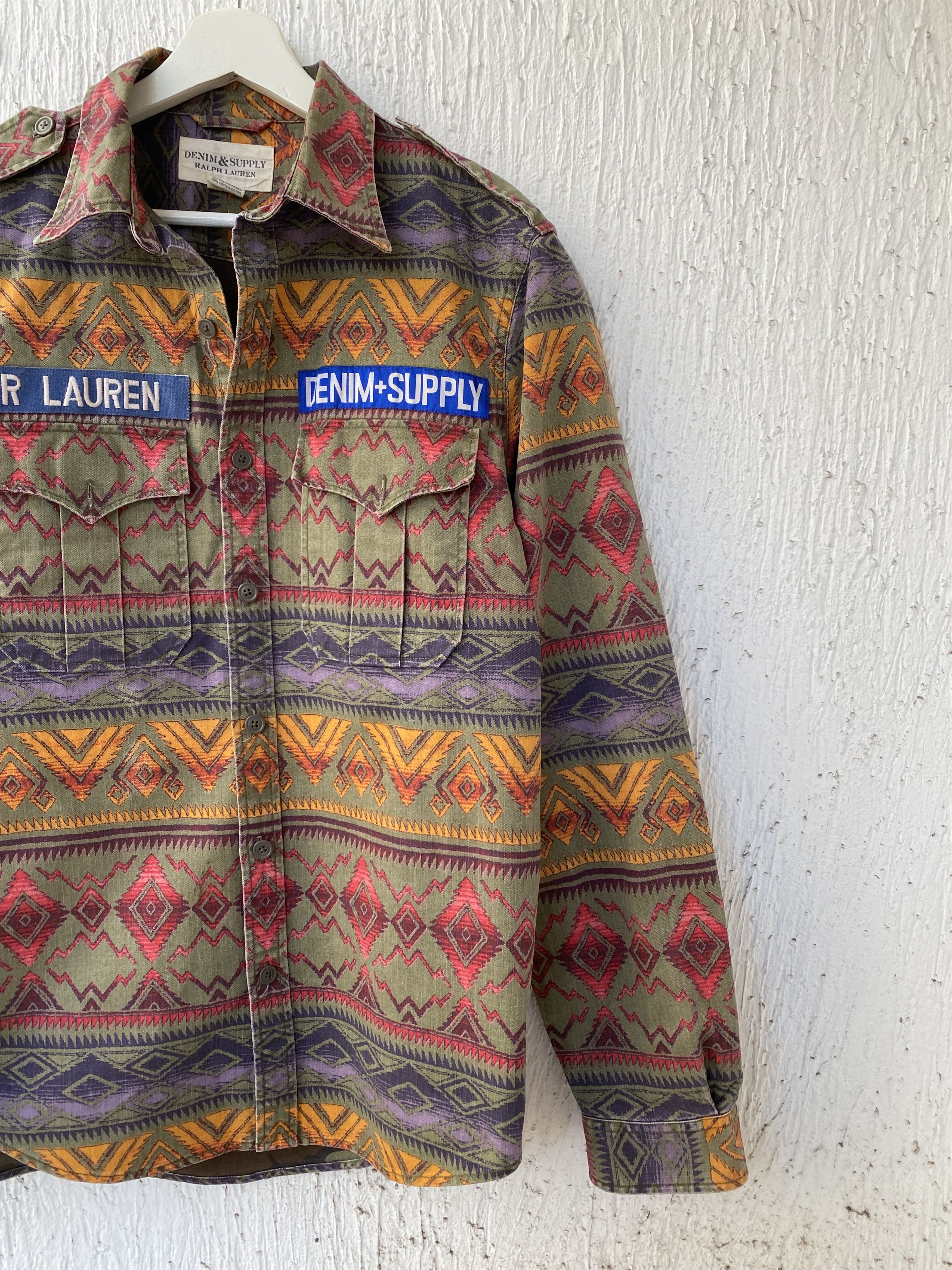 Ralph Lauren Aztec camo overshirt Size US M / EU 48-50 / 2 - 2 Thumbnail
