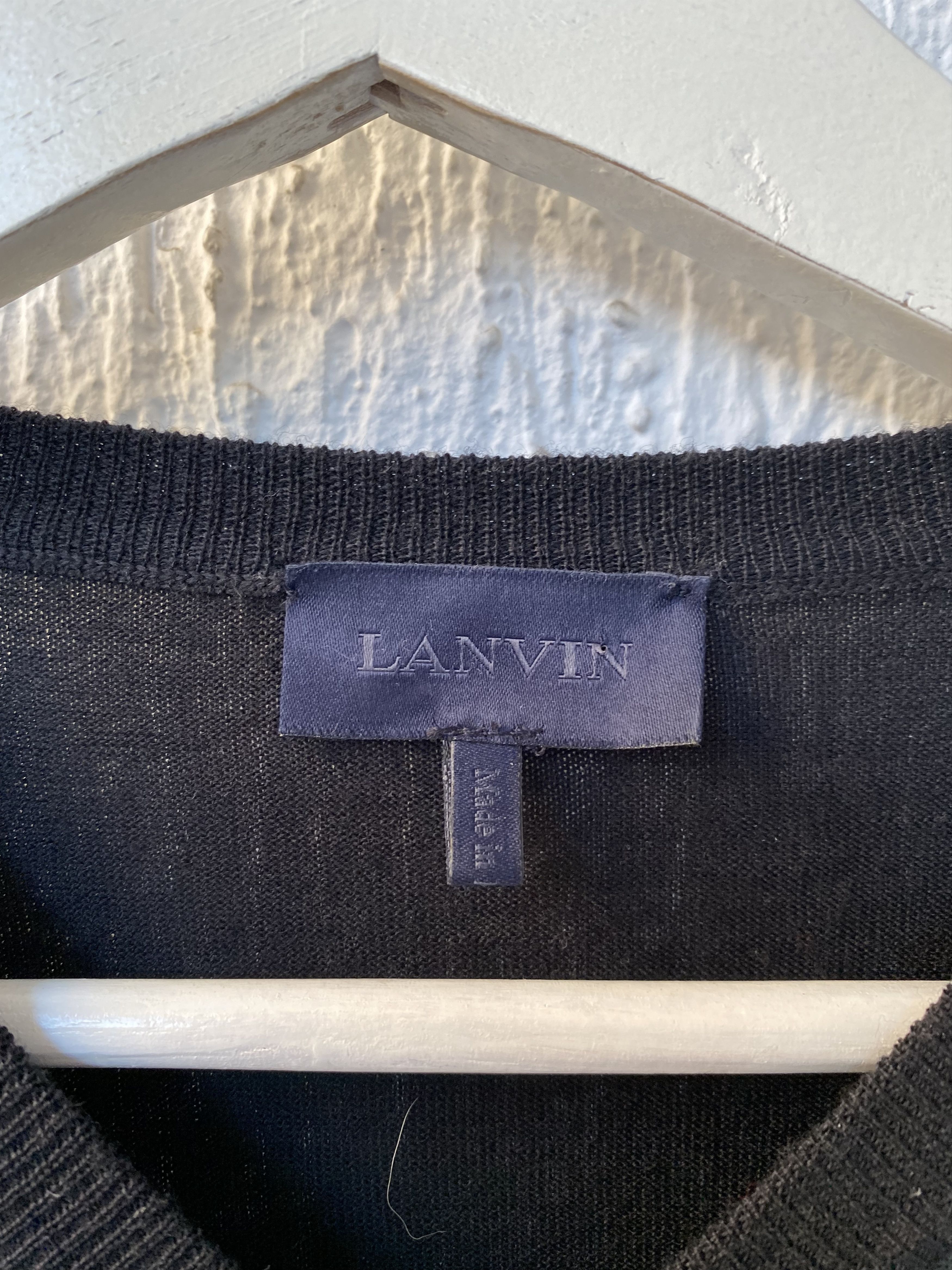 Lanvin colorblock wool sweater Size US XL / EU 56 / 4 - 4 Thumbnail