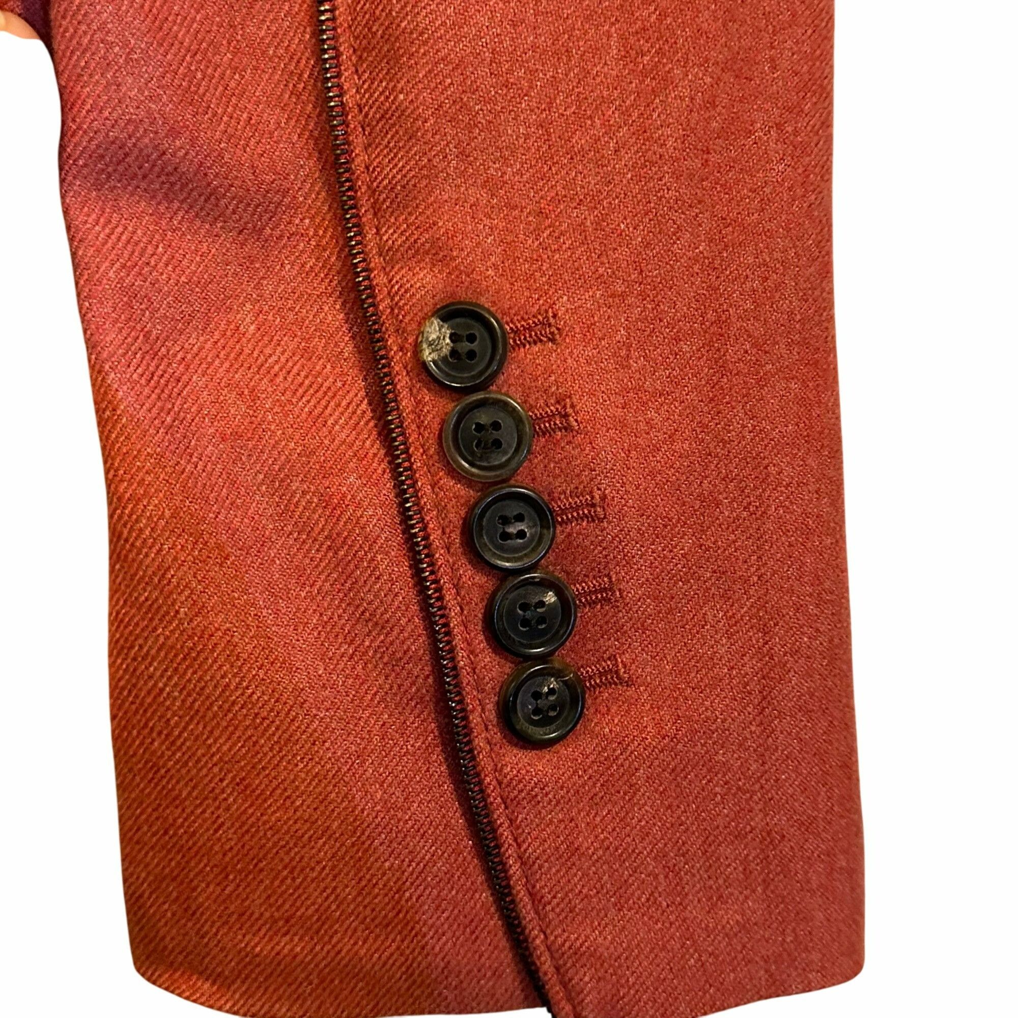 Akris ✨Akris Size M Women's Casual Red Long Sleeve Open Jacket Bla Size M / US 6-8 / IT 42-44 - 5 Thumbnail