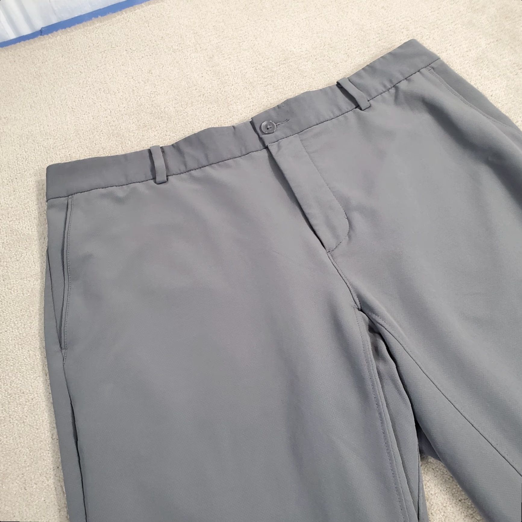 Nike Nike Pants Mens 34x32 Gray Chinos Performance Stretch Lightweight 921751 021 Size US 34 / EU 50 - 2 Thumbnail