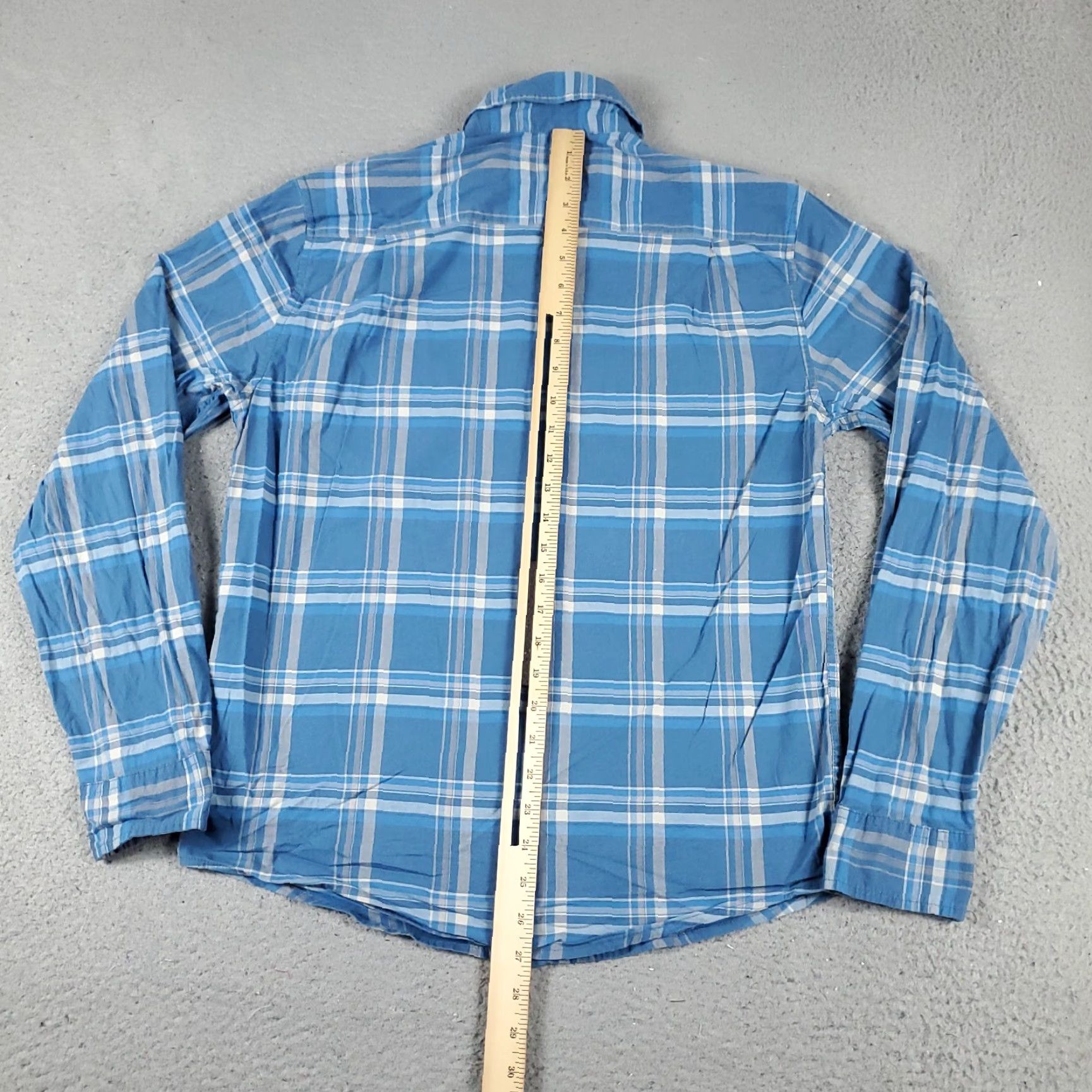 Lucky Brand Lucky Brand Shirt Mens Small Blue Plaid Button-Up Long Sleeve Casual Classic Sportswear Adult Small Blue Men Size US S / EU 44-46 / 1 - 3 Thumbnail