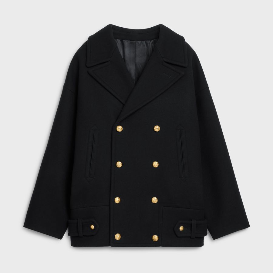 Celine $3.2K VALUE Egg Shaped Peacoat in Felt Size XS / US 0-2 / IT 36-38 - 1 Thumbnail