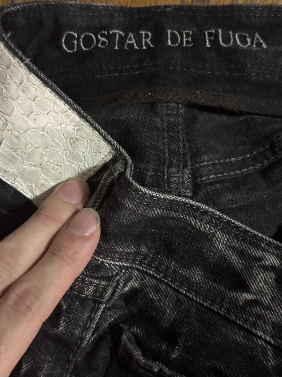 GOSTAR DE FUGA GOSTAR DE FUGA JAPANESE DENIM Size US 30 / EU 46 - 5 Thumbnail