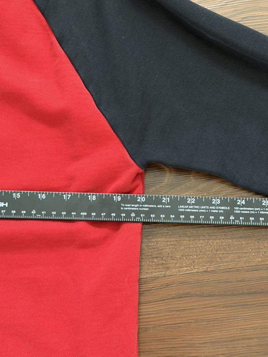 Fred Perry × Raf Simons RAF SIMMONS X FRED PERRY COLOR BLOCK RAGLAN CREWNECK Size US XXS / EU 40 - 5 Thumbnail