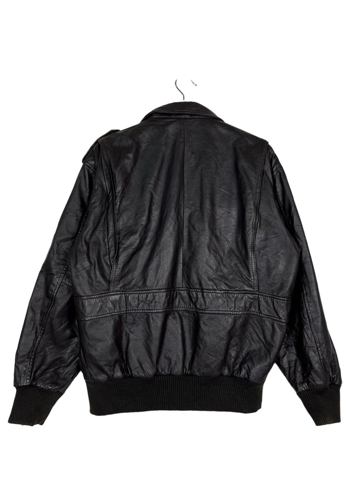 Japanese Brand 🔥 VINTAGE 60s COWHIDE AVIATOR LEATHER JACKET Size US M / EU 48-50 / 2 - 8 Thumbnail