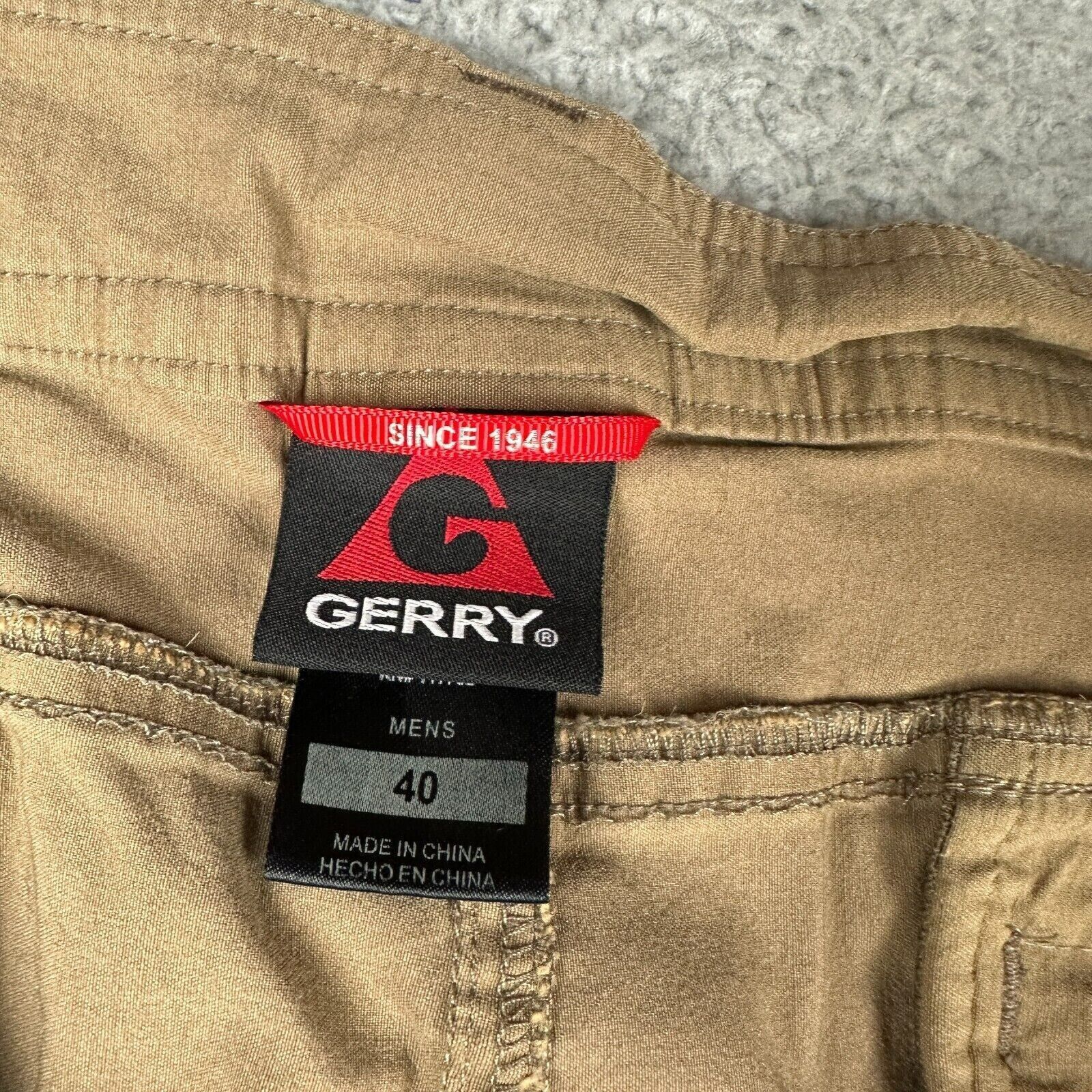 Other Gerry Men Stretch Flat Front Pockets Casual Cargo Shorts 40 Size US 40 / EU 56 - 3 Thumbnail
