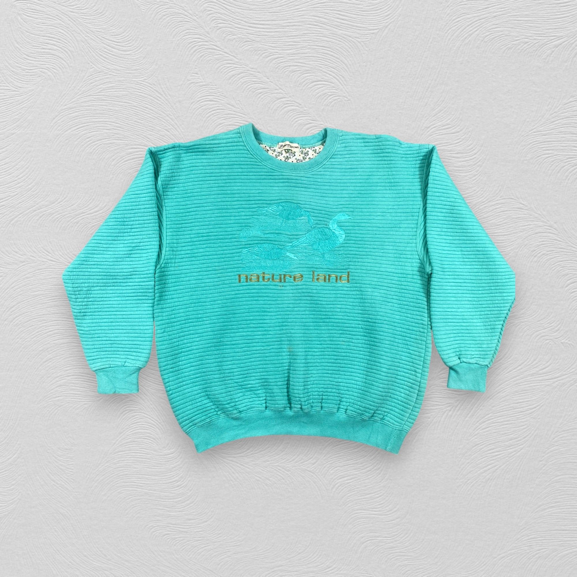 Japanese Brand Vintage Garnet Brown Nature Land Sweatshirt - J208 Size US M / EU 48-50 / 2 - 1 Thumbnail