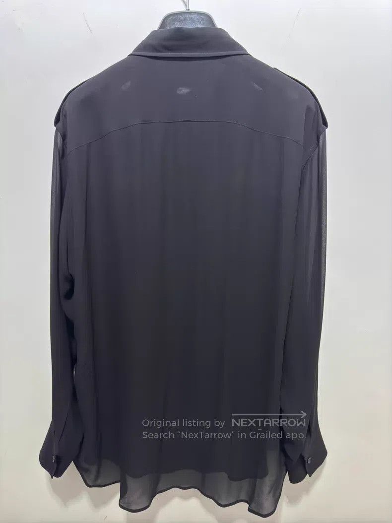 Saint Laurent Paris Saint Laurent Paris size 42 Mulberry Silk Shoulder Patch Bl Size US S / EU 44-46 / 1 - 2 Thumbnail