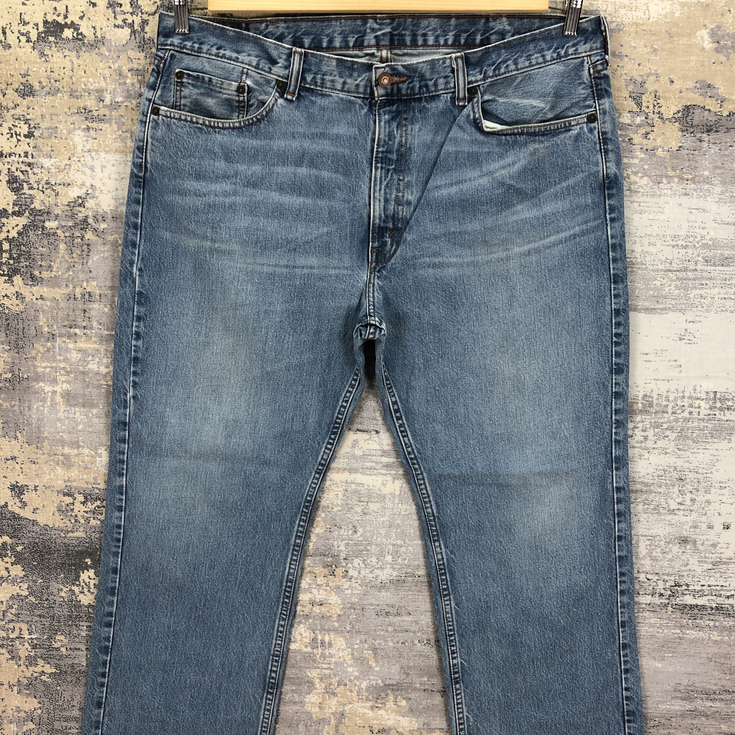 Levi's Vintage Y2K Levis Baggy Loose Jeans Levi's 559 Faded Denim Size US 42 / EU 58 - 3 Thumbnail