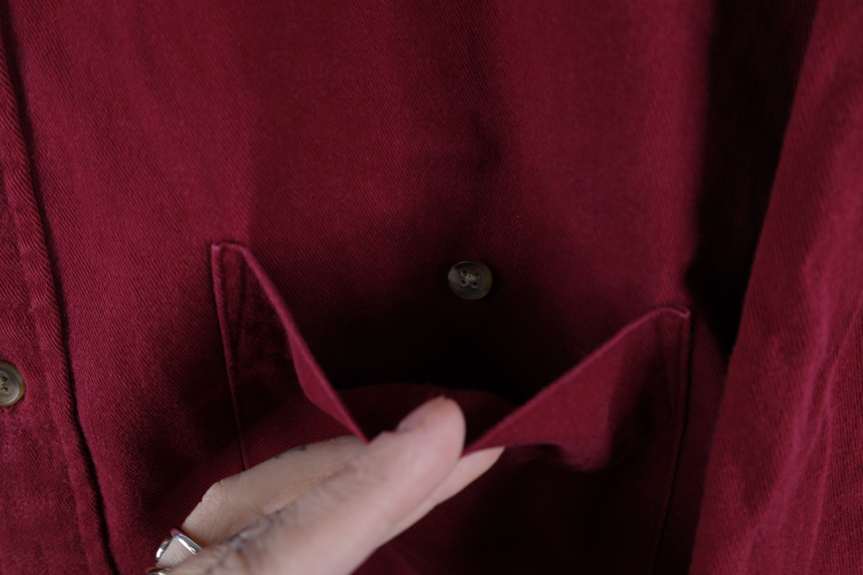 Vintage Vintage 90s Streetwear Cotton Twill Band Collar Button Shirt Size US M / EU 48-50 / 2 - 5 Thumbnail