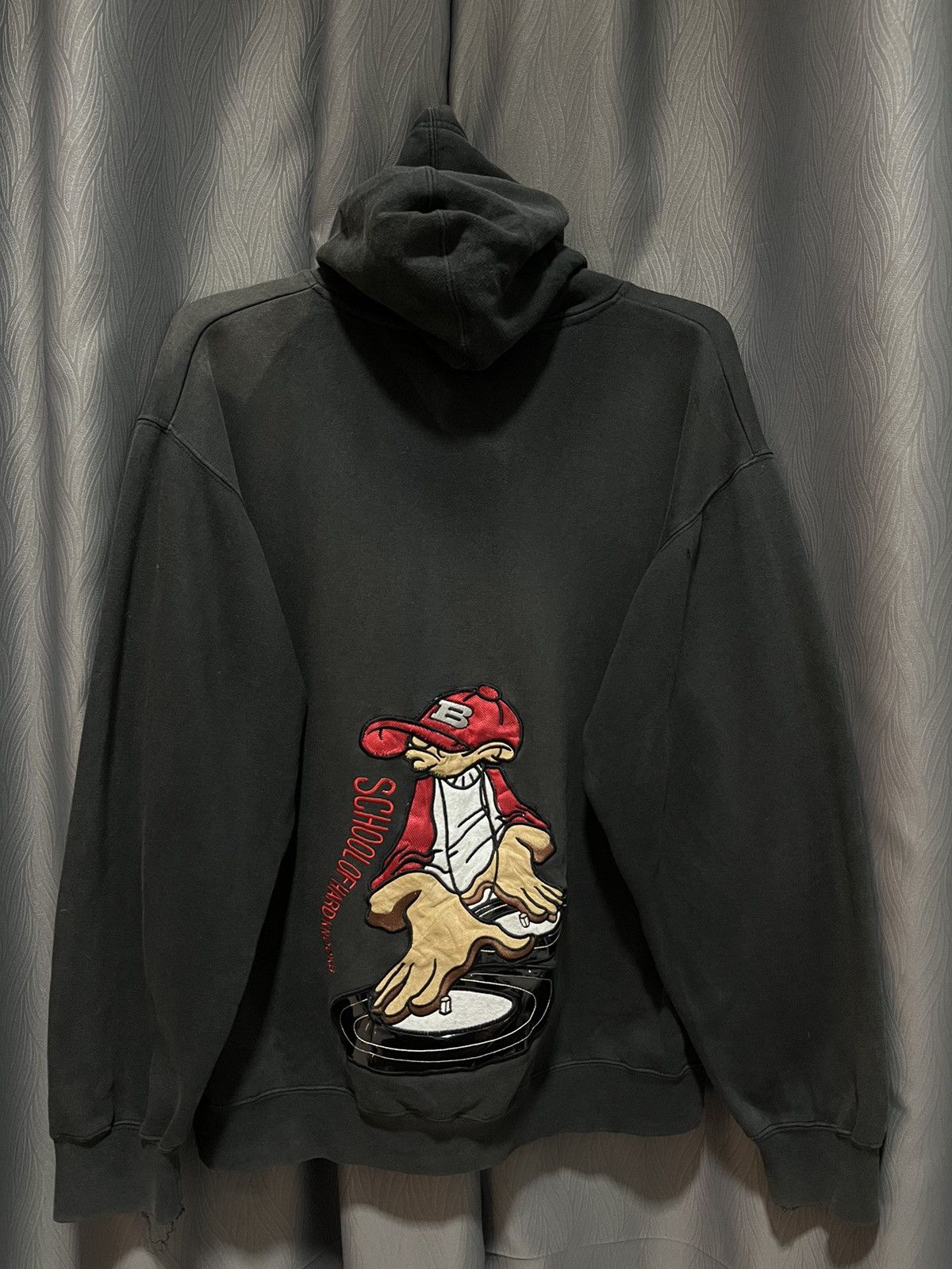 If Six Was Nine × Vintage Vintage SOHK School of Hard Knock Pullover Hoodie Size US XL / EU 56 / 4 - 2 Thumbnail