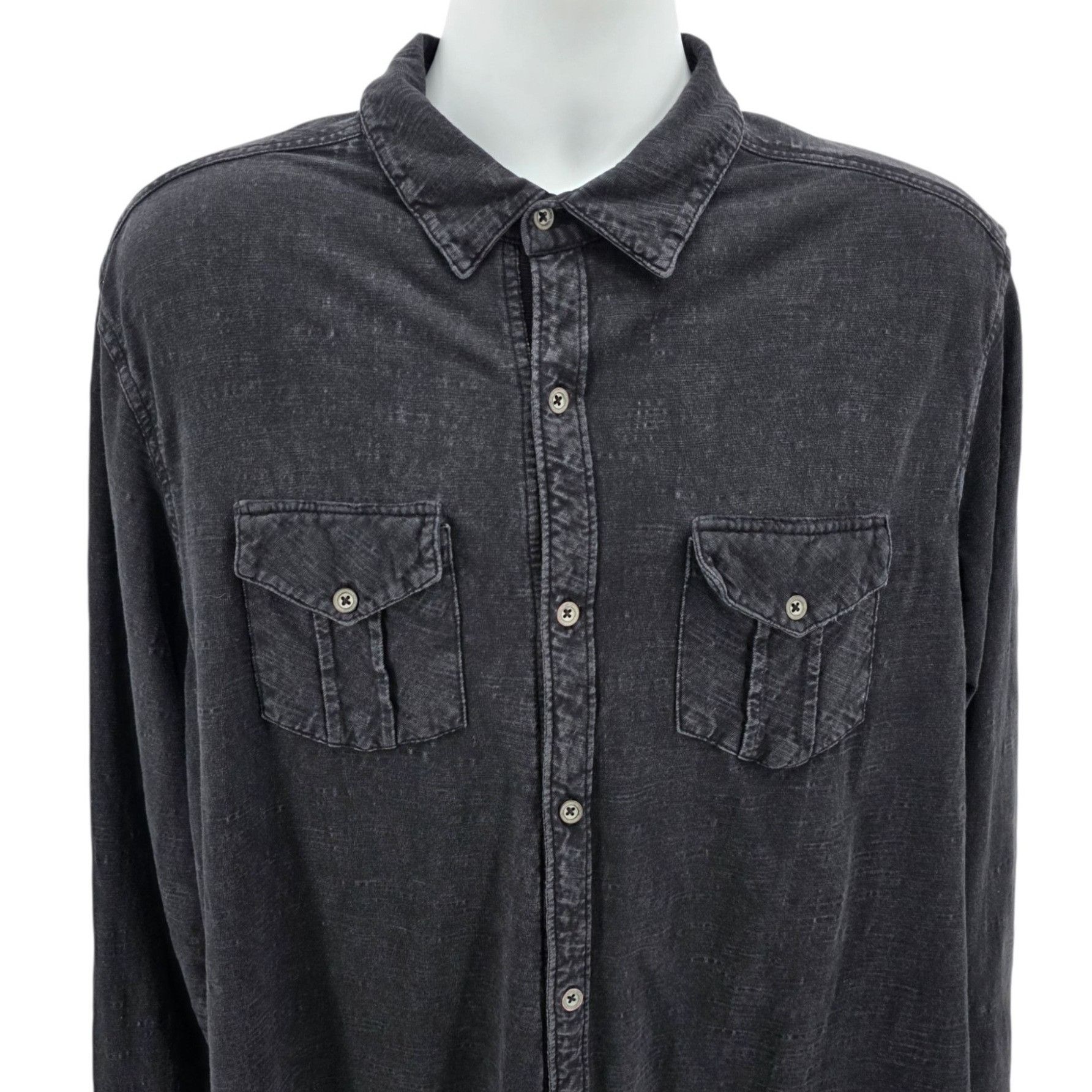 Carbon2Cobalt Carbon2Cobalt Mens Medium Shirt Relaxed Fit Distressed Size US M / EU 48-50 / 2 - 3 Thumbnail
