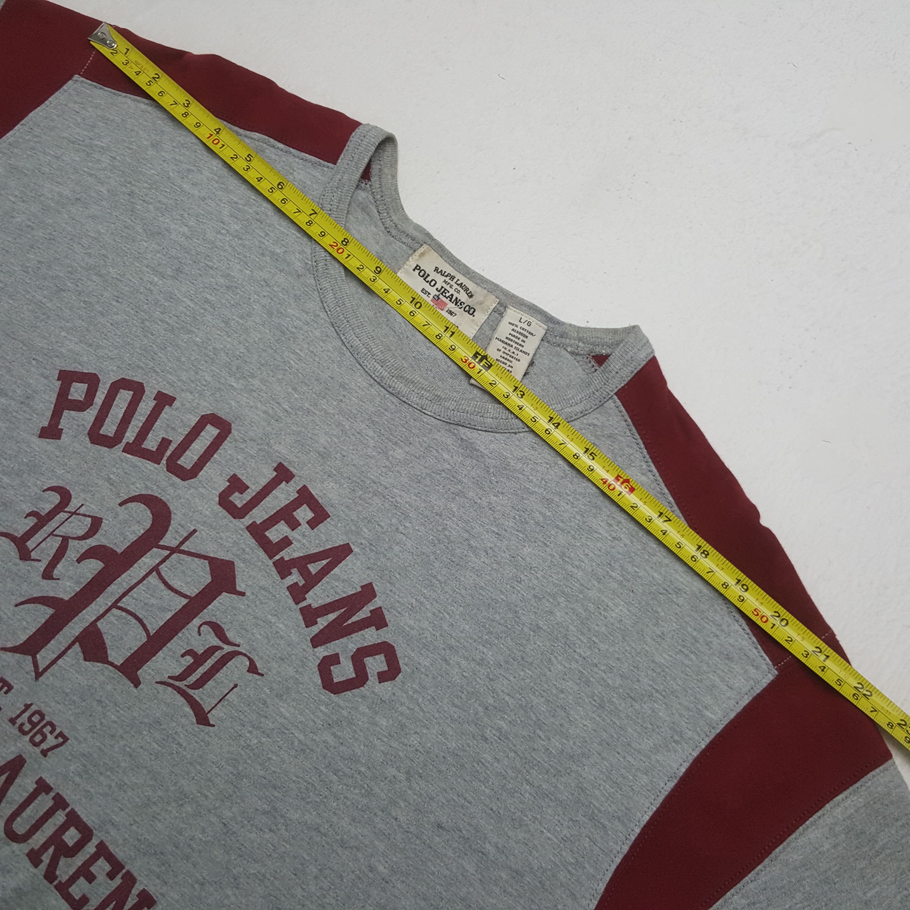 Polo Ralph Lauren Vintage Polo Jeans Ralph Lauren American Brand Tshirt 31 Size US XL / EU 56 / 4 - 5 Thumbnail
