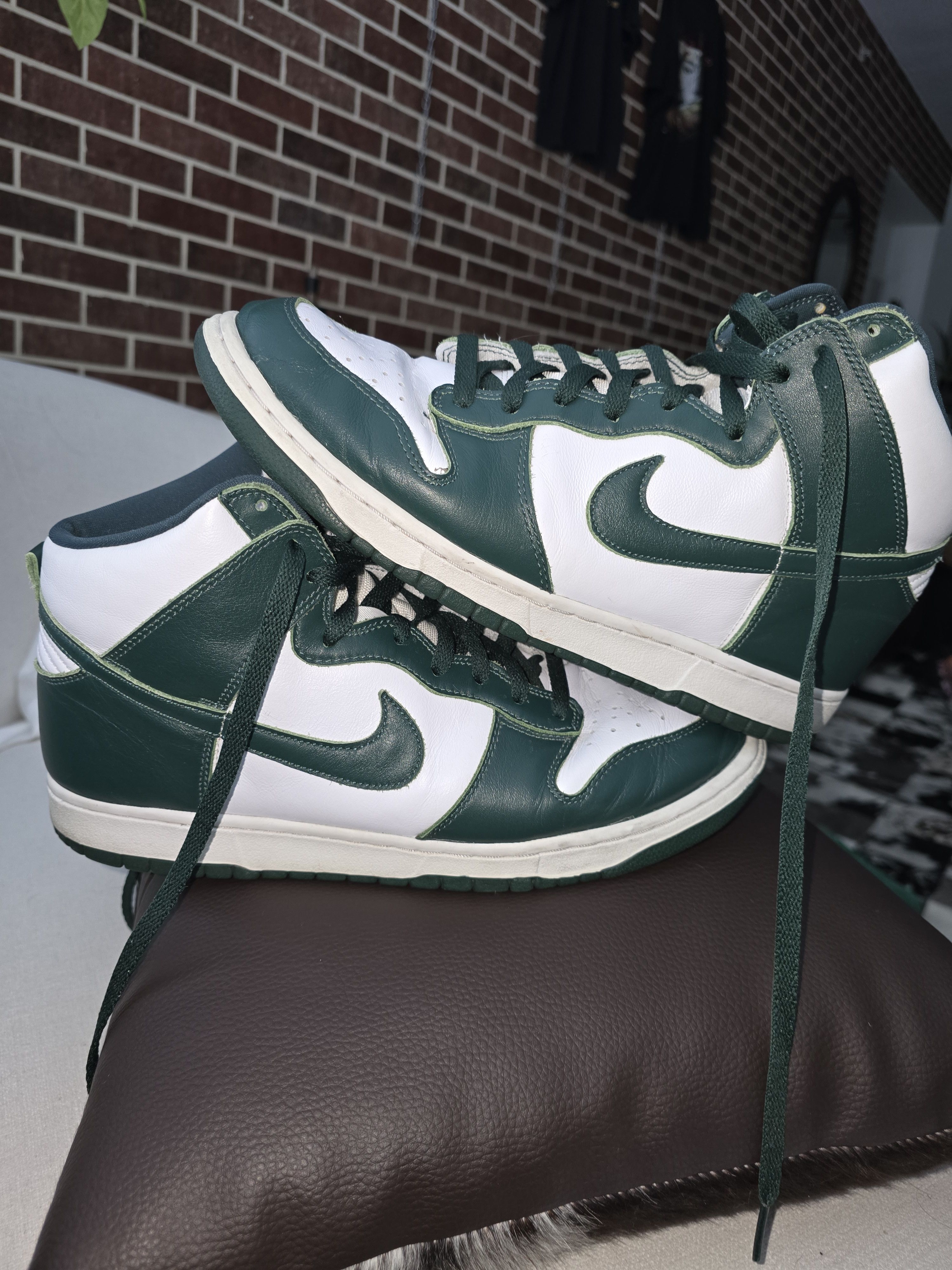 Nike Green Nike Dunks Size US 12 / EU 45 - 6 Thumbnail