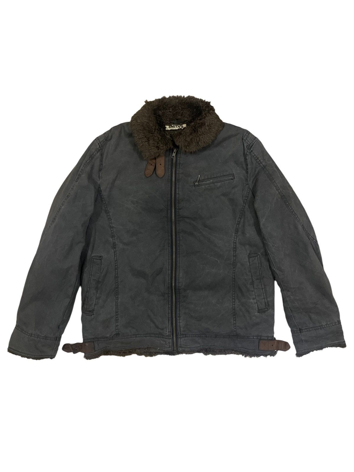 The Smiths Vintage Smith’s American Worker Streetsyle Woven B-3 Jacket Size US L / EU 52-54 / 3 - 1 Thumbnail
