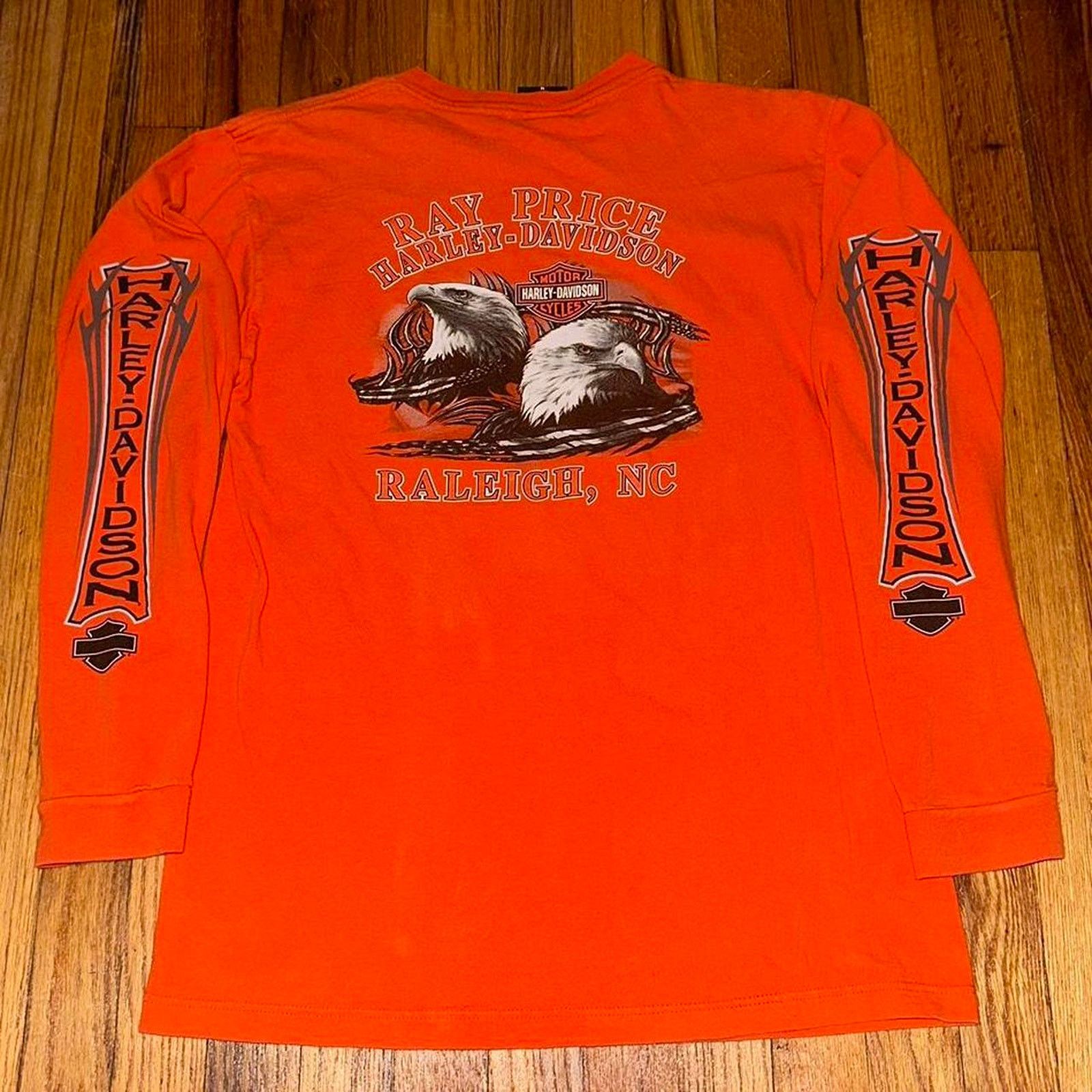 Harley Davidson Vintage 2006 Harley Davidson Motorcycles Raleigh NC Tee M Size US M / EU 48-50 / 2 - 1 Thumbnail