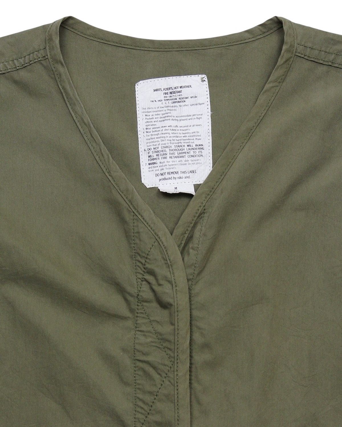 Vintage SS2020 NIKO AND… MILITARY FLIGHT V NECK JACKET Size US M / EU 48-50 / 2 - 3 Thumbnail