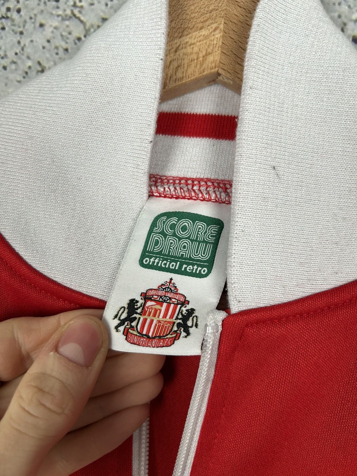 Vintage Sunderland FC Retro Soccer Draw Football Zip Sweatshirt Size US S / EU 44-46 / 1 - 5 Thumbnail