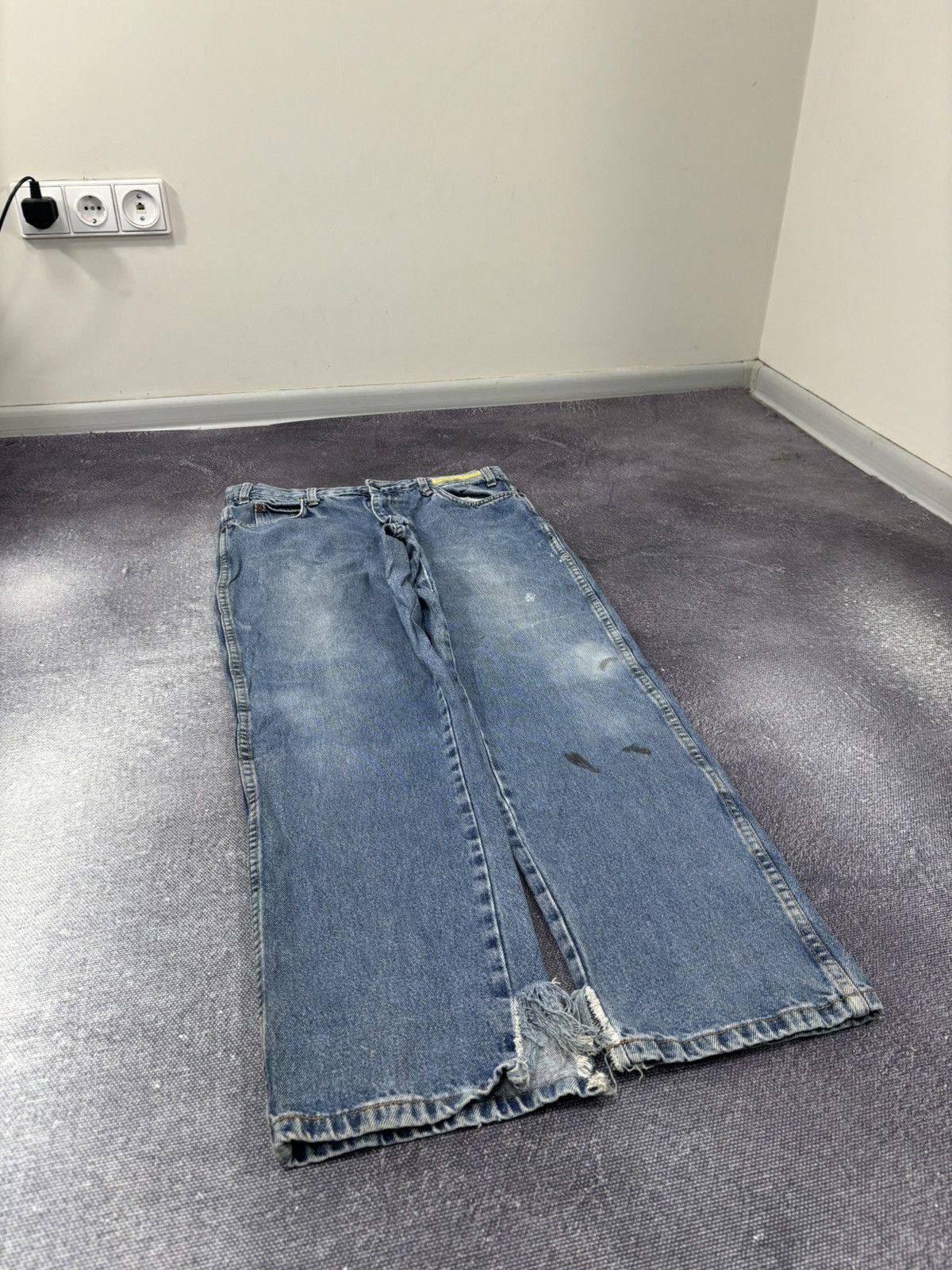 Dickies Vintage Dickies Faded Light Blue Workwear Denim Baggy Jeans Size US 34 / EU 50 - 11 Thumbnail