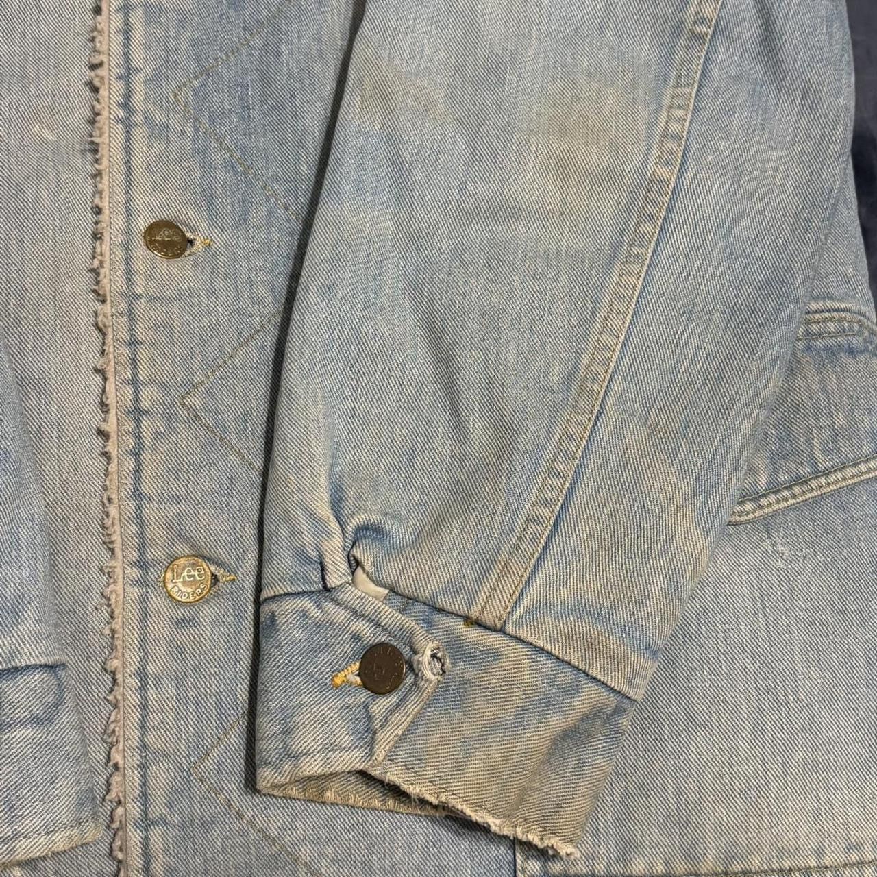 Lee Vintage Lee Denim Storm Rider Jacket Size US XL / EU 56 / 4 - 5 Thumbnail