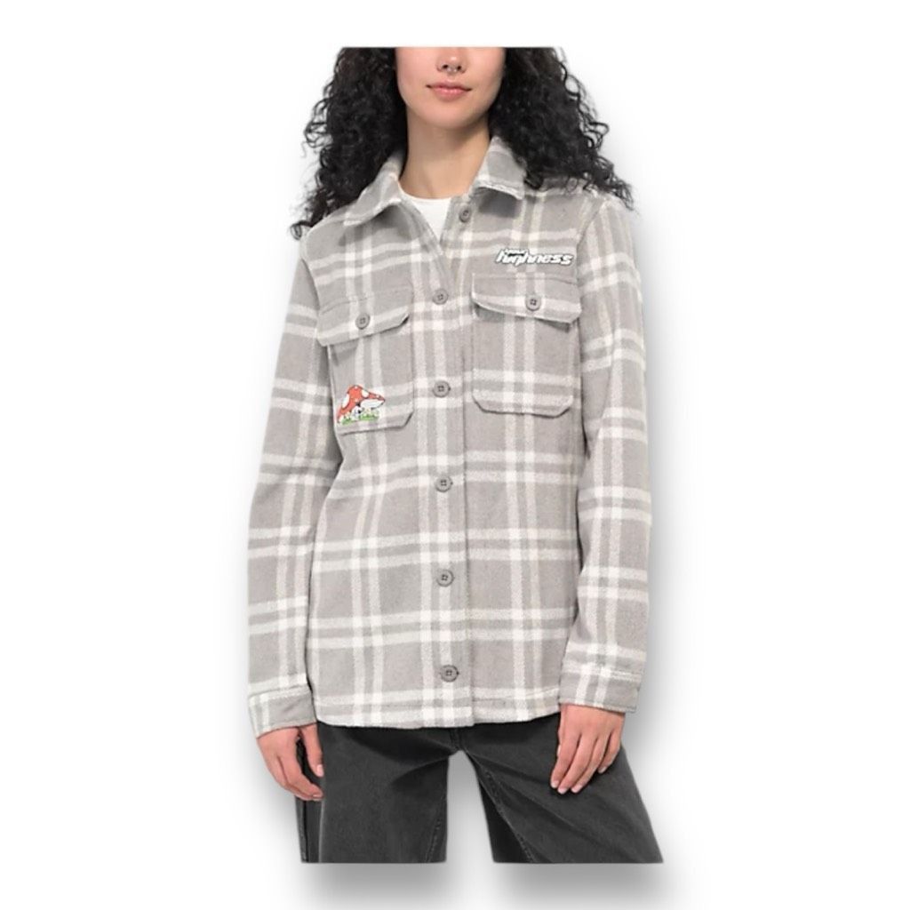 Other Your Highness Mushroom Flannel Shacket Size Medium Size M / US 6-8 / IT 42-44 - 1 Thumbnail