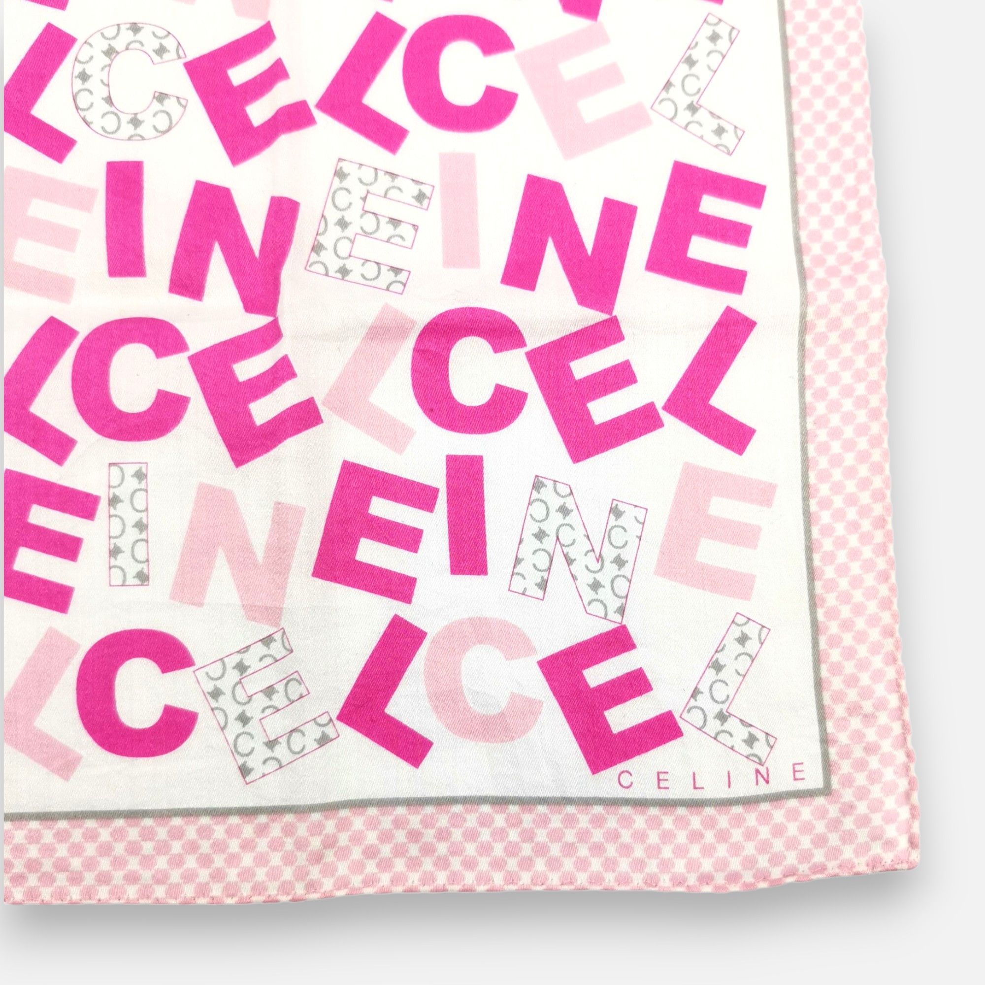 Celine × Vintage Vintage Celine Handkerchief Pocket Square Bandana Size ONE SIZE - 4 Thumbnail