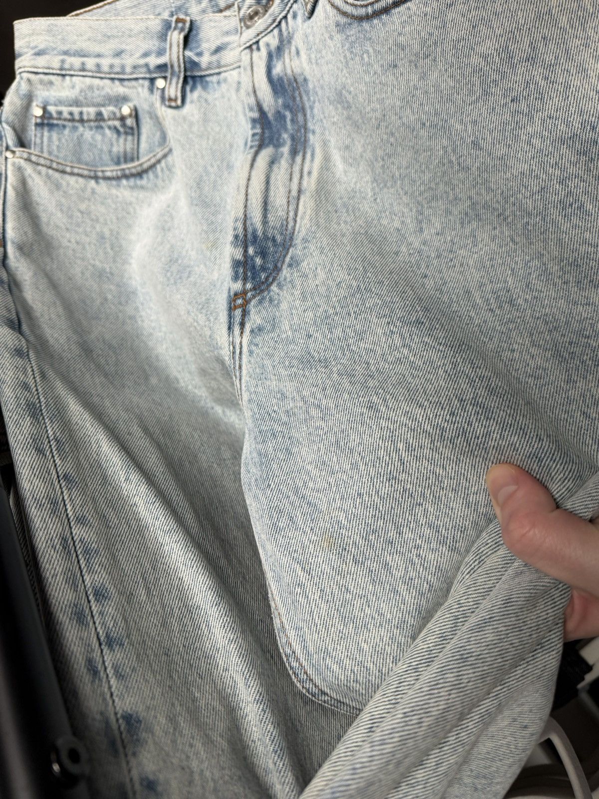 Y/Project Y Project Cowboy Cuff Jeans 29 Size US 29 - 9 Thumbnail