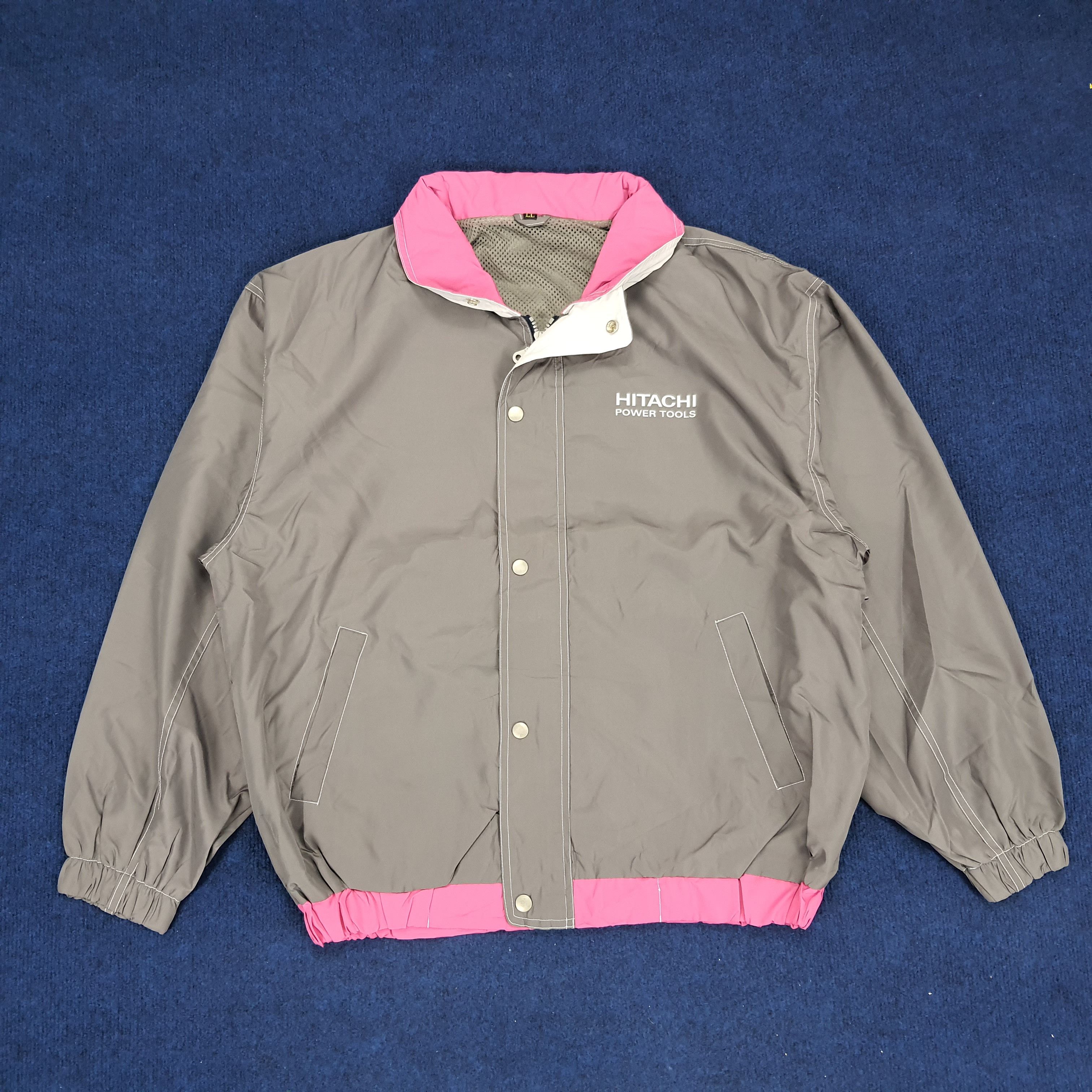 Japanese Brand × Vintage Vintage Hitachi Tech Japanese Brand Windbreaker Jacket Size US XL / EU 56 / 4 - 1 Thumbnail