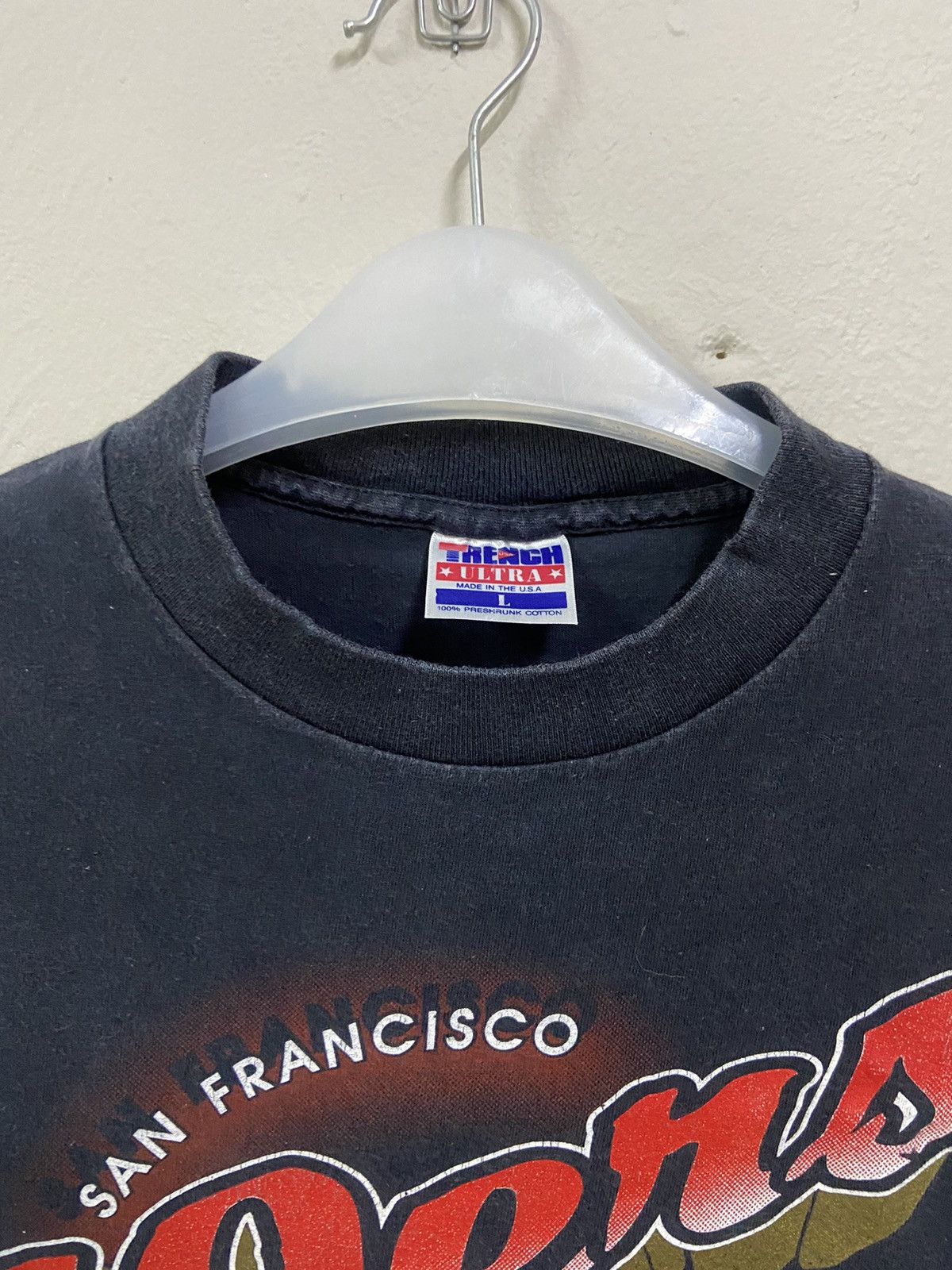 NFL × Vintage 90s San Francisco 49ERS NFL American Sport Single Stitch Tee Size US L / EU 52-54 / 3 - 3 Thumbnail