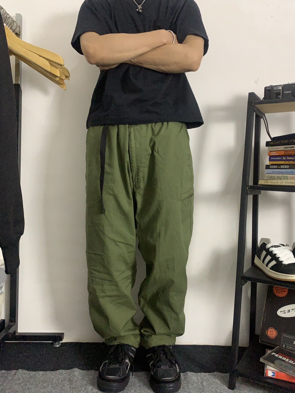Japanese Brand × Uniqlo Vintage Green 'Uniqlo' Warm Linenpants Size US 30 / EU 46 - 3 Thumbnail