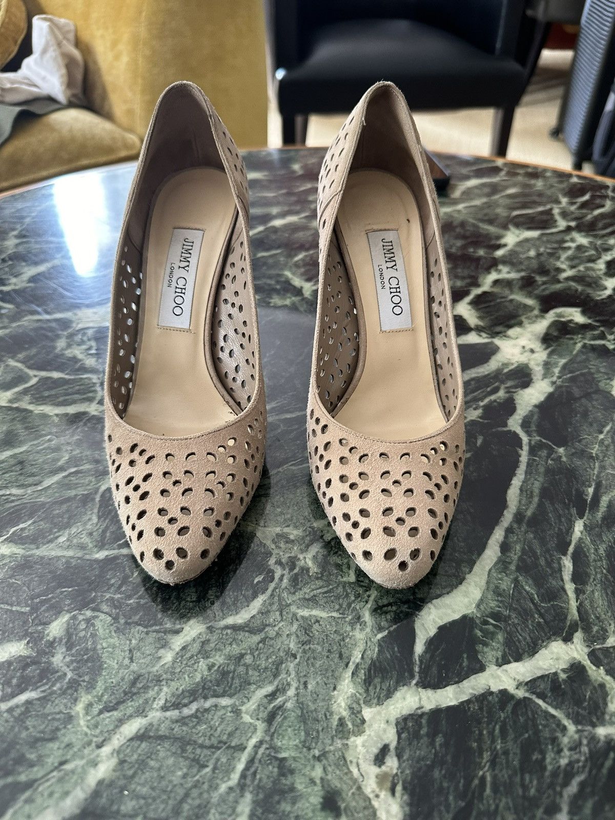 Jimmy Choo Jimmy Choi Heels Size US 7.5 / IT 37.5 - 1 Thumbnail