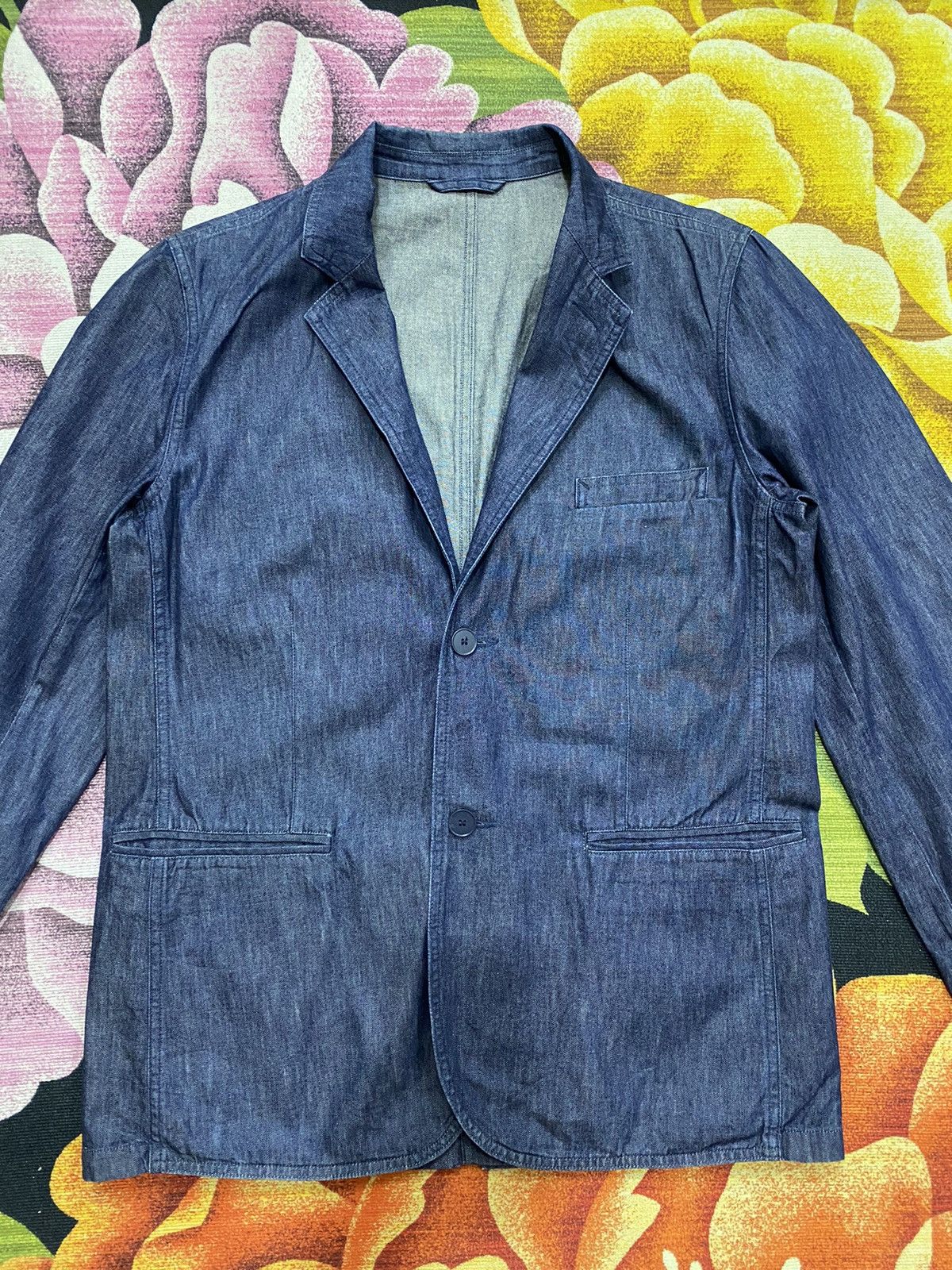 Vintage Agnes B. Homme Paris Denim Coat Jacket