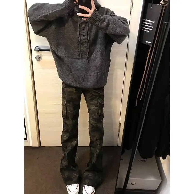 Japanese Brand × Jean Retro straight camouflage pocket jeans Size US 30 / EU 46 - 4 Thumbnail