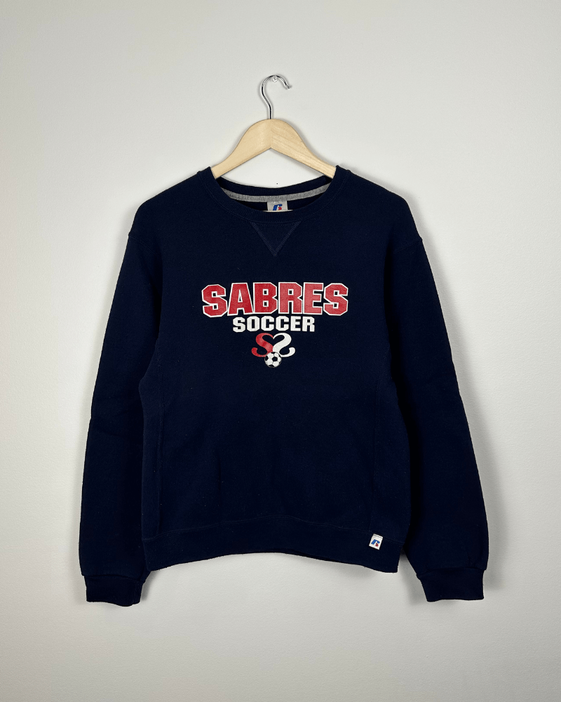 Russell Athletic × Vintage Vintage Russell Athletic Sabres Soccer Sweatshirt - Small Size US S / EU 44-46 / 1 - 4 Thumbnail