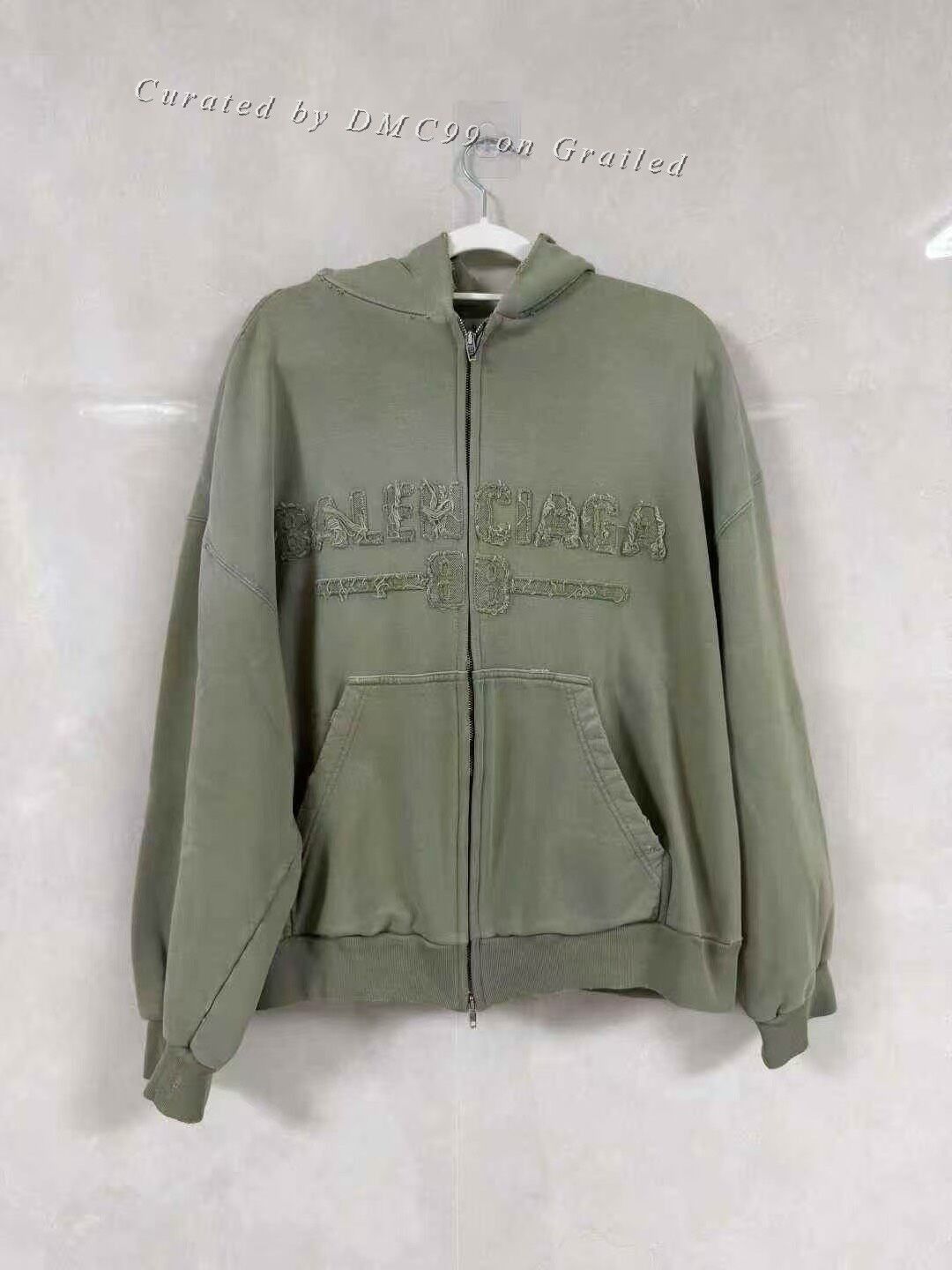 Balenciaga Balenciaga Solid Zip Hooded Sweatshirt Jacket Size US M / EU 48-50 / 2 - 1 Thumbnail