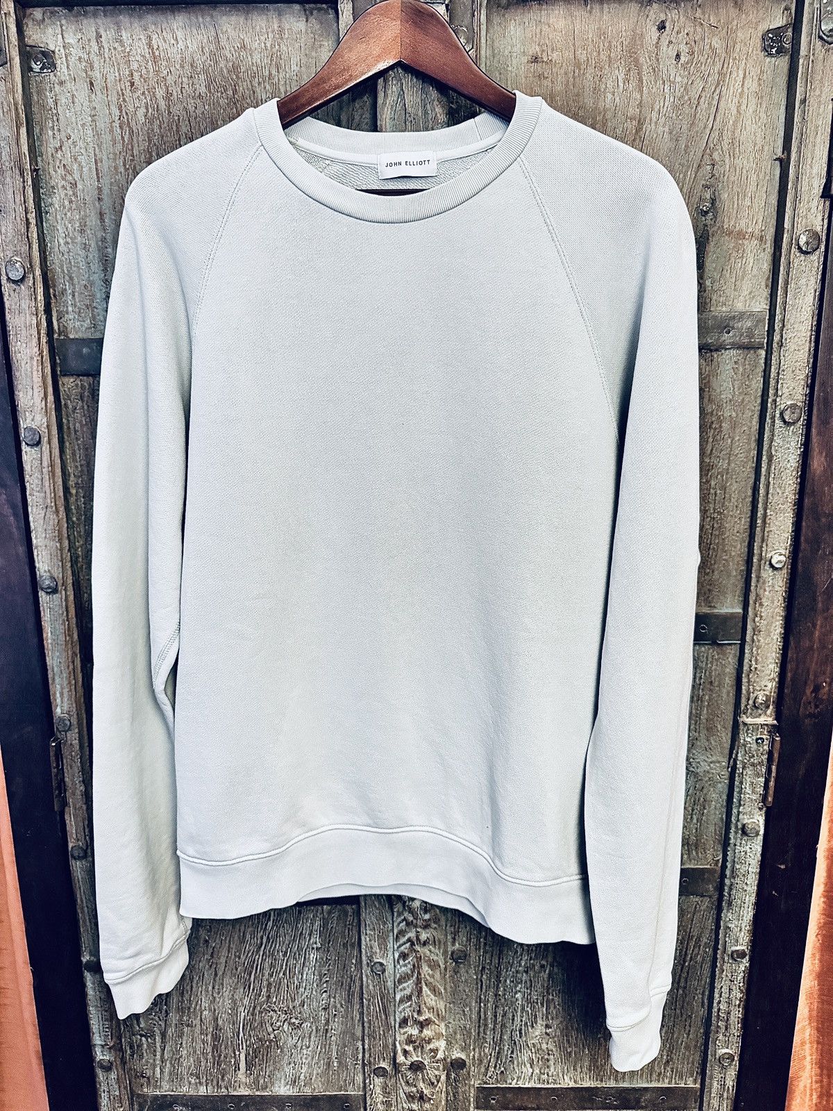 John Elliott John Elliott Raglan Crew Sweatshirt in Glacier Mint Size US L / EU 52-54 / 3 - 1 Thumbnail