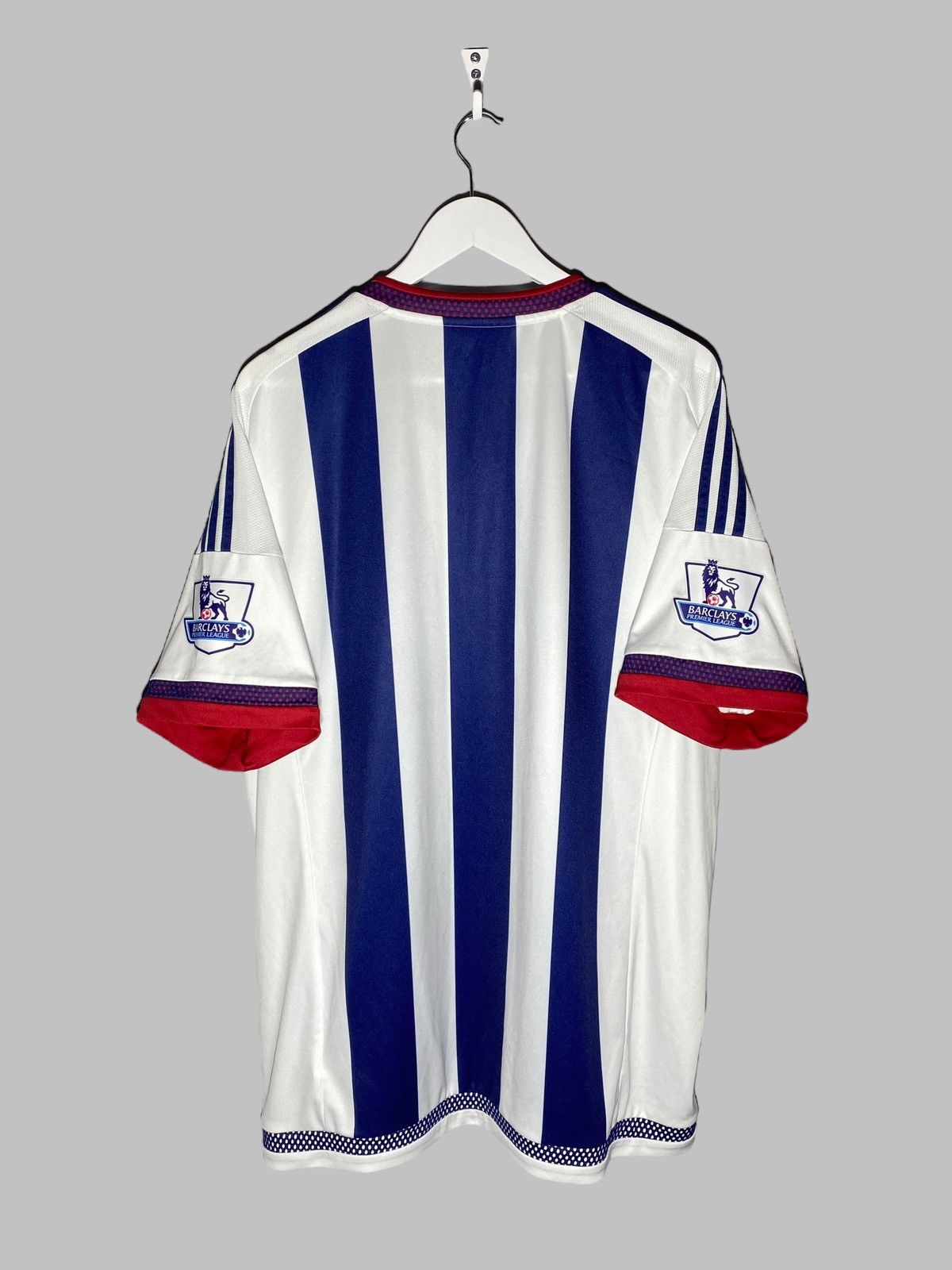 Adidas Adidas West Bromwich Albion 2015/16 Home Football Shirt Size US XXL / EU 58 / 5 - 2 Thumbnail