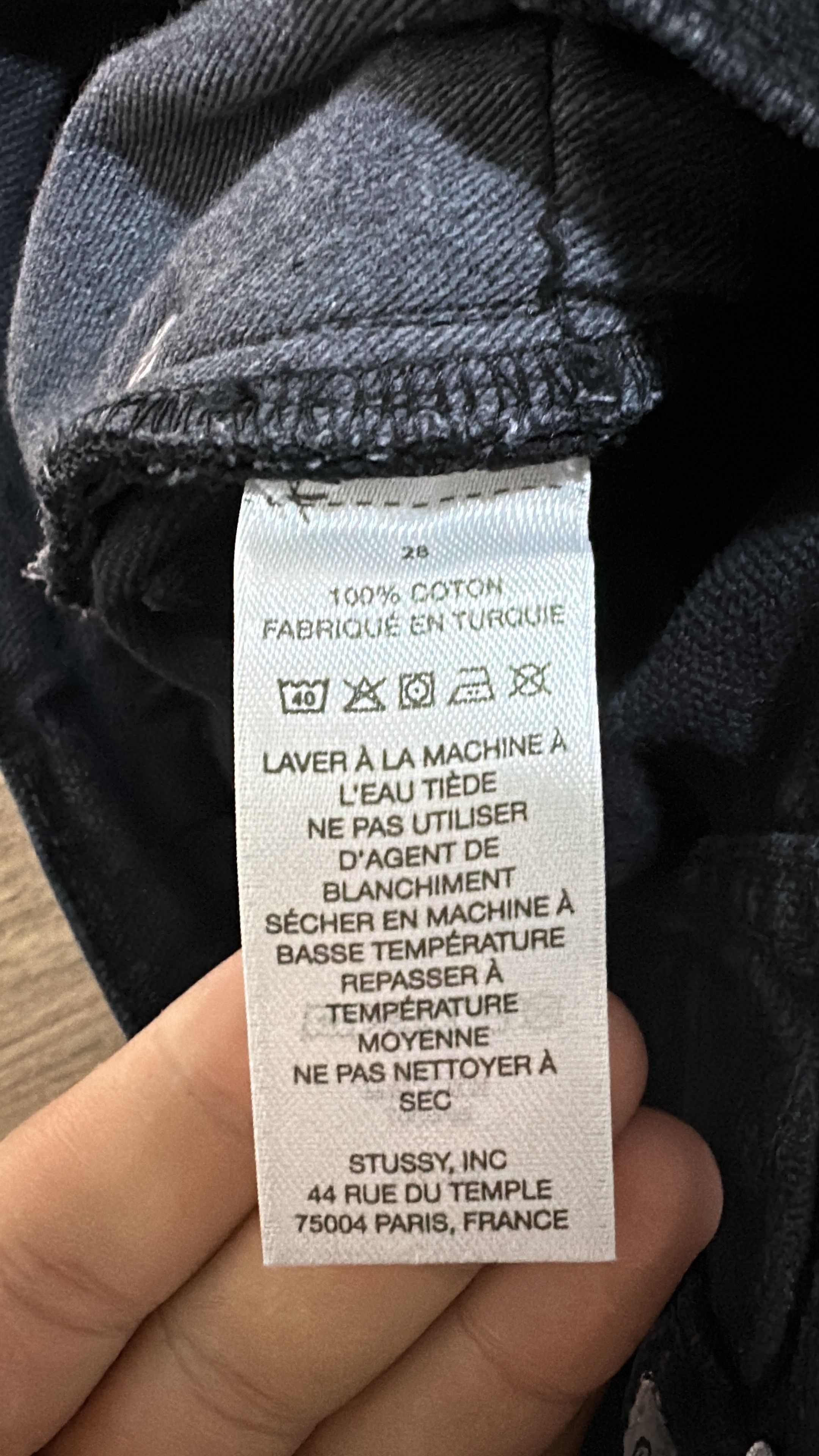 Stussy Stussy Classic Jean Black Size 28 Size US 28 / EU 44 - 7 Thumbnail