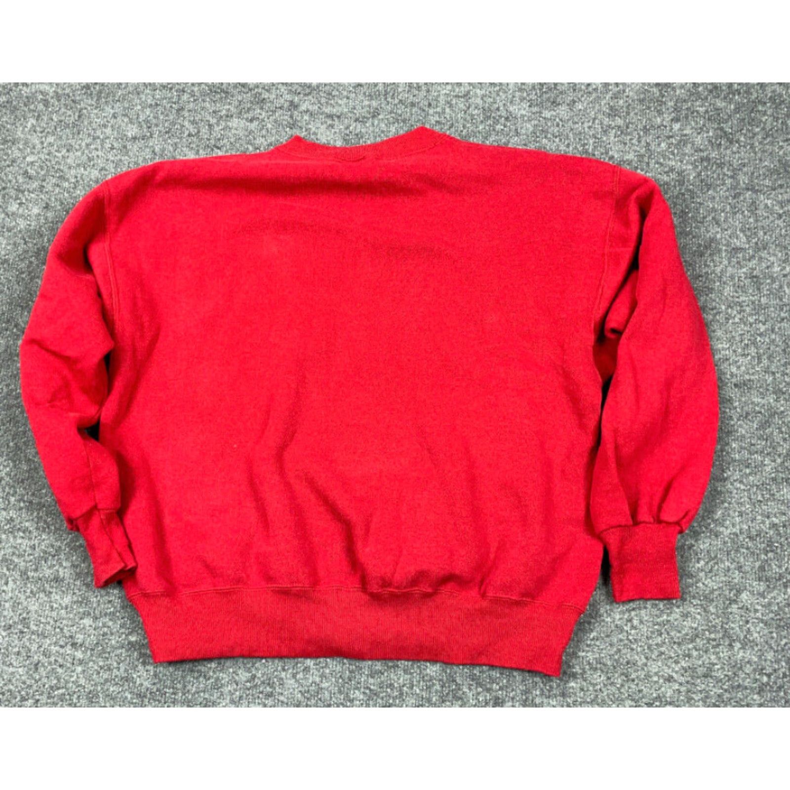 Vintage VINTAGE 90s Grandma Definition Print Pullover Sweatshirt Men XL Red Ultra Sweats Lightweight Cotton Blend Cotton Printed Graphic Front Size US XL / EU 56 / 4 - 2 Thumbnail