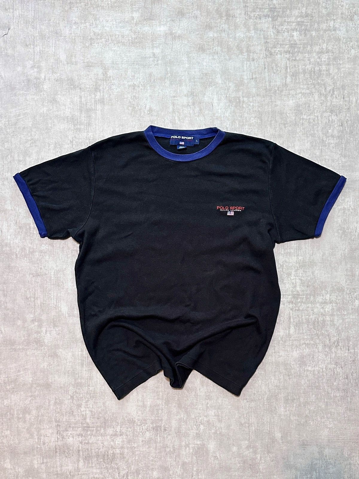 Vintage 90s Vintage Polo Sport Ralph Lauren T Shirt Size US L / EU 52-54 / 3 - 1 Thumbnail